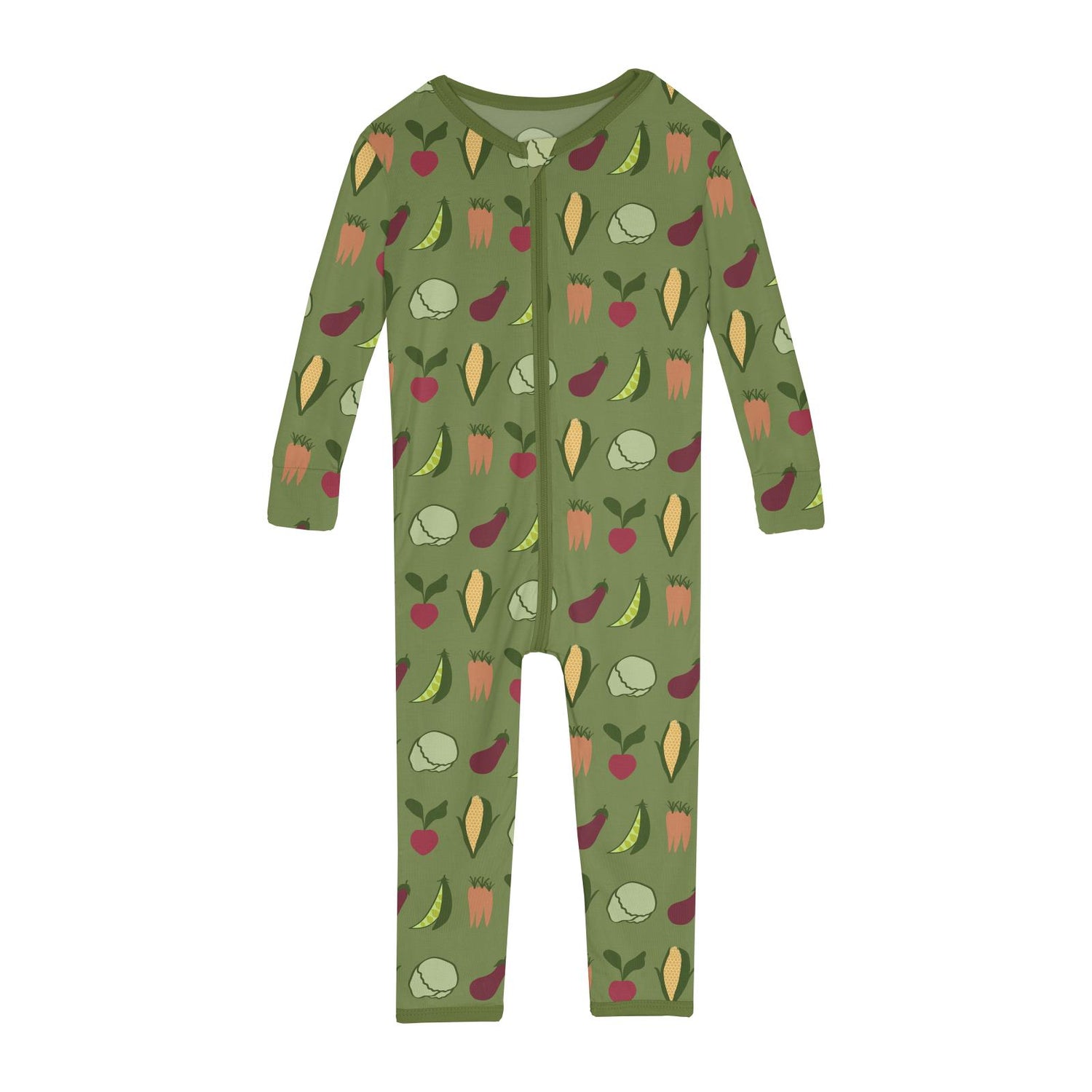 Print Convertible Sleeper with Zipper in Grasshopper Garden Veggies (357831)