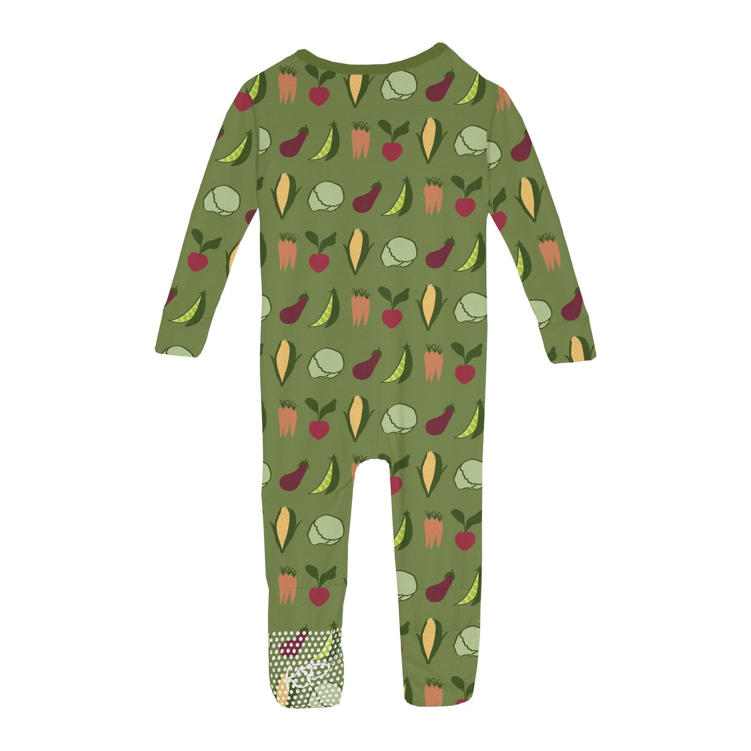 Print Convertible Sleeper with Zipper in Grasshopper Garden Veggies (357865)