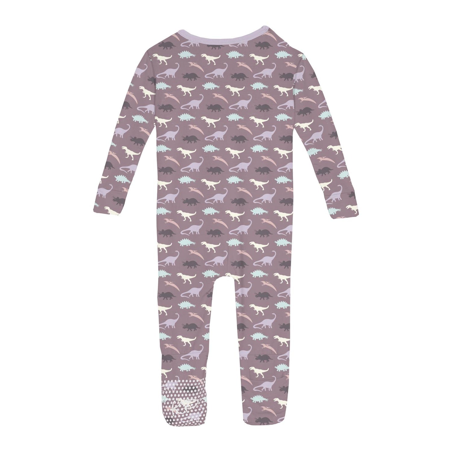 Print Convertible Sleeper with Zipper in Elderberry Tiny Dino (357874)