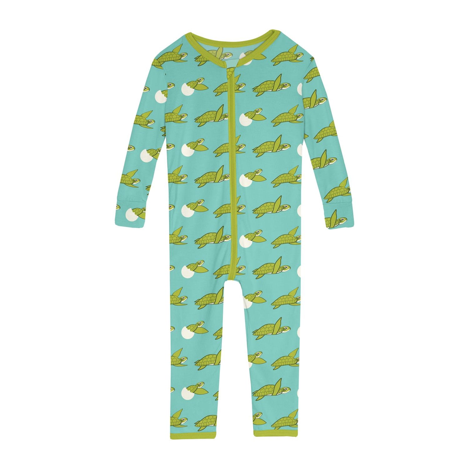 Print Convertible Sleeper with Zipper in Glass Sea Turtles (357876)