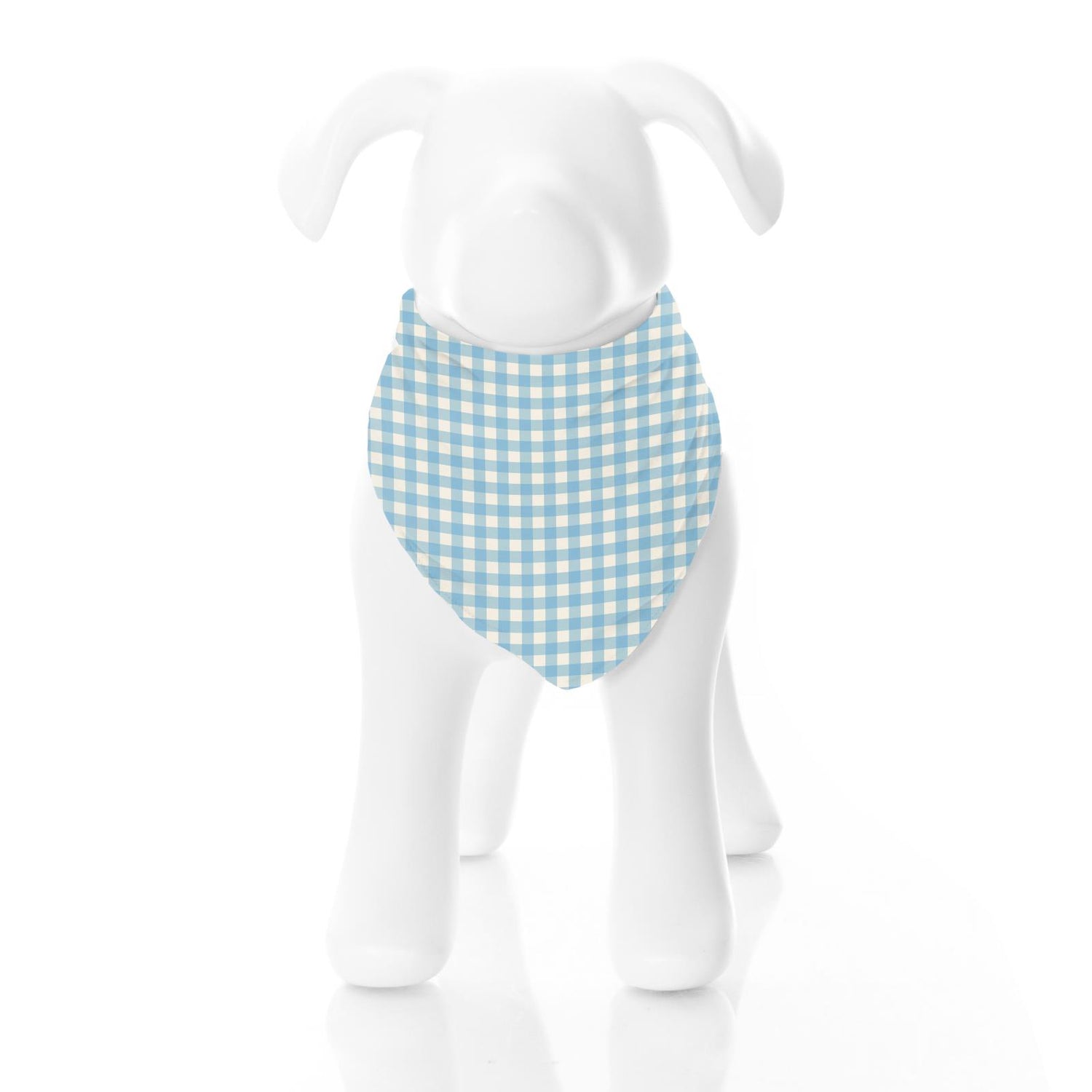 Print Dog Bandana in Seaside Blue Gingham (314126)