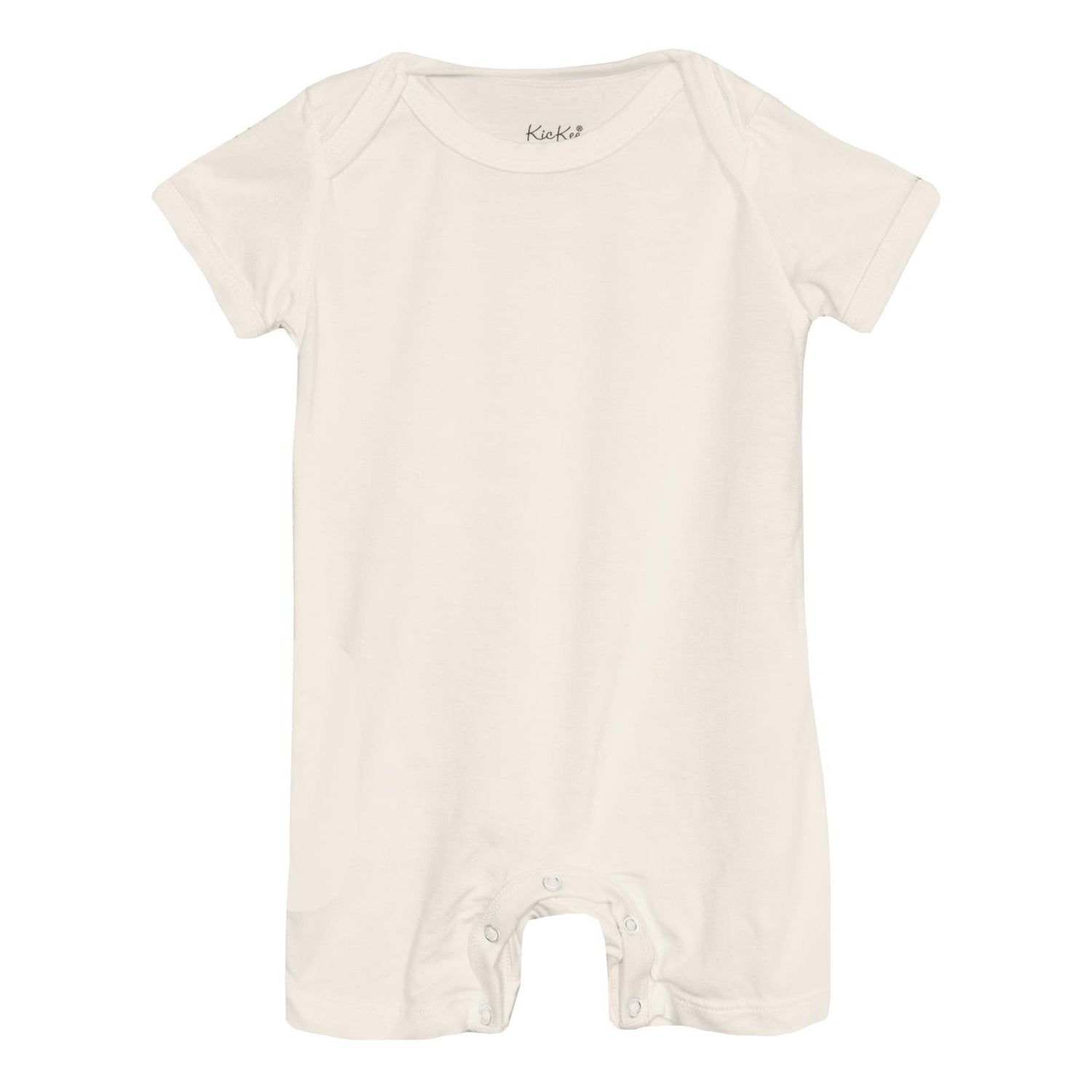 Short Sleeve Beau Romper in Natural (317922)