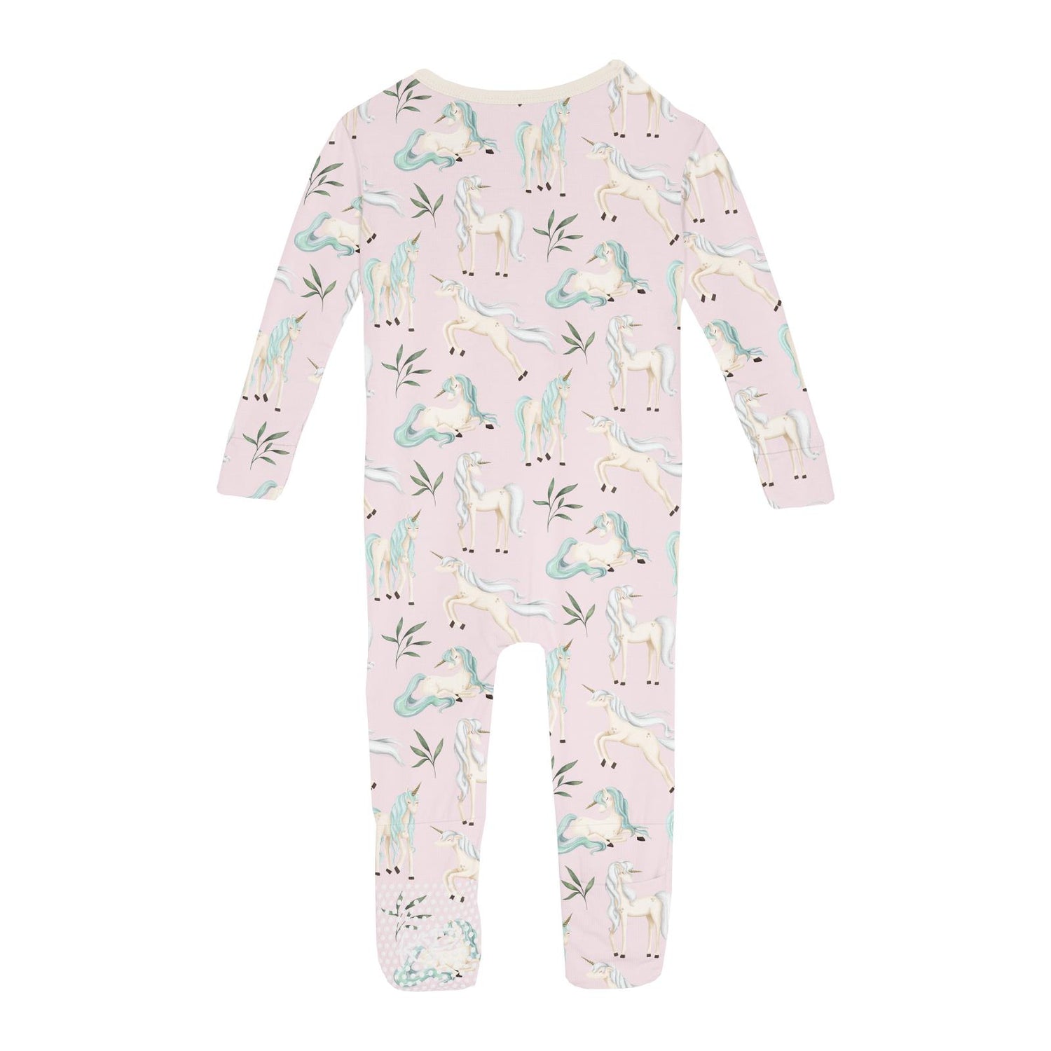 Print Convertible Sleeper with Zipper in Shrinking Violet Sleeping Unicorns (360207)