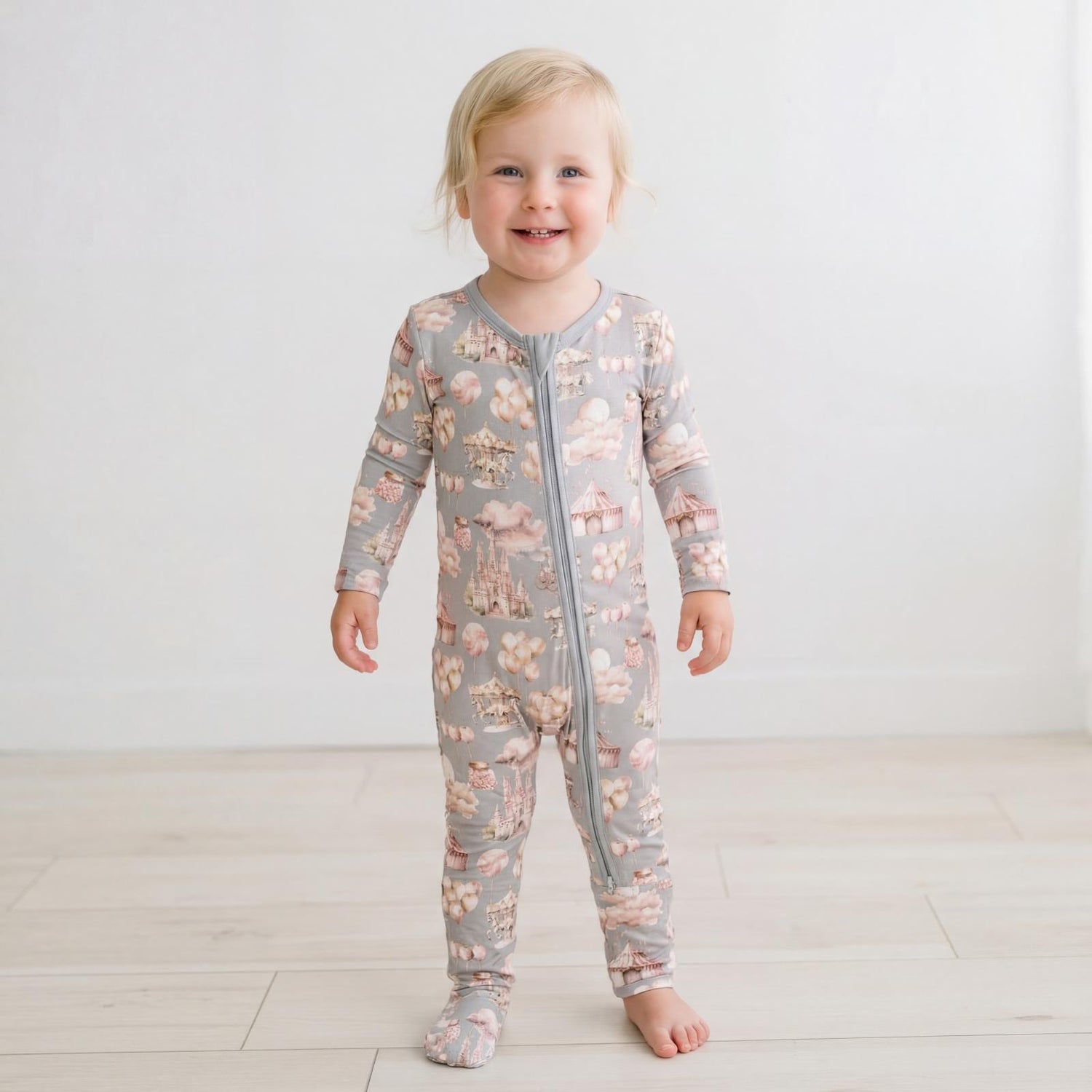 Print Convertible Coverall in Dove Princess Dreams (371033)