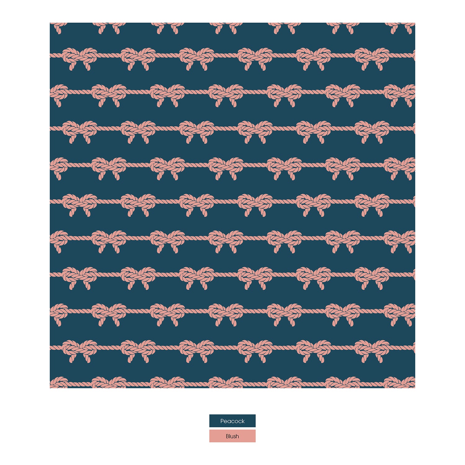 Women's Print Long Sleeve Jumpsuit with Hood in Peacock Boat Rope Bows