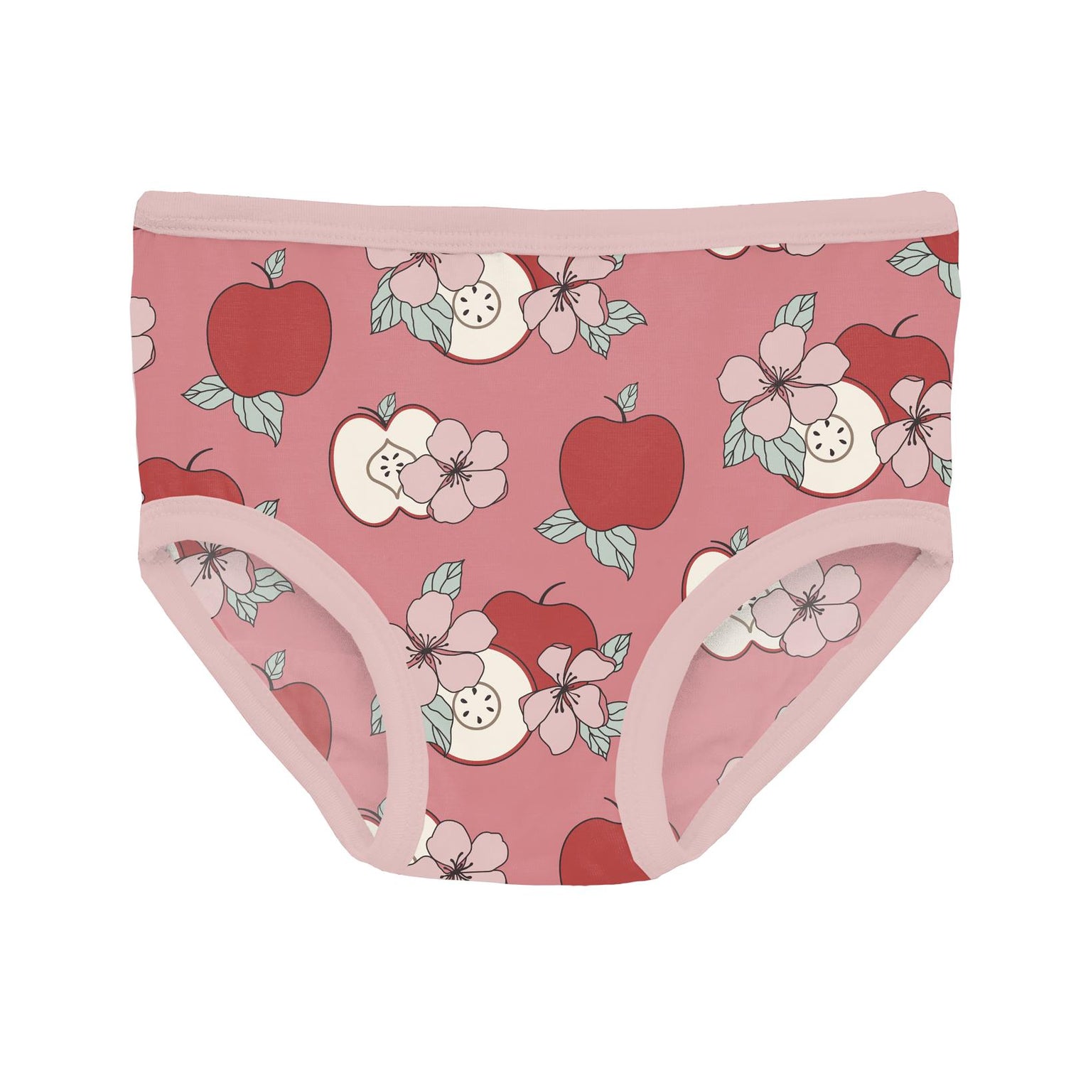 Print Girl's Underwear Set of 3 in Desert Rose Apple Picking, Desert Rose & Neapolitan Stripe (332536)