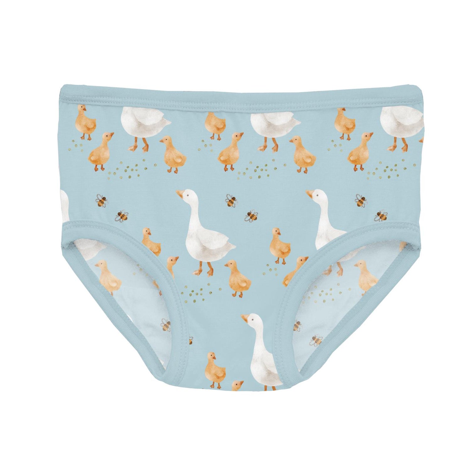 Print Girl's Underwear in Spring Sky Feeding Ducks (332635)