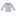 Long Sleeve Peter Pan Collared Tee in Feather with Cobblestone Trim (265794)