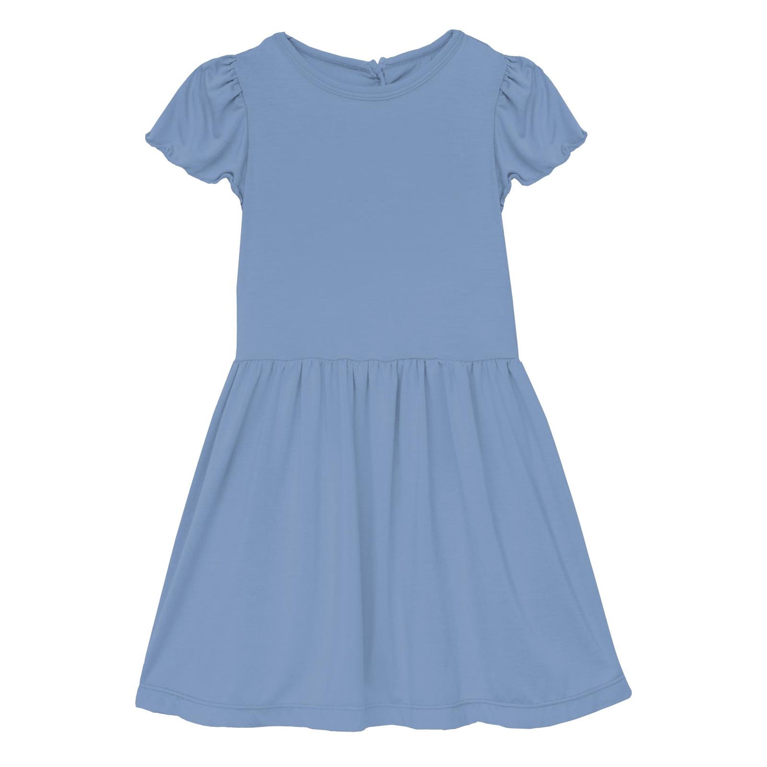 Flutter Sleeve Twirl Dress with Pockets in Dream Blue (281458)
