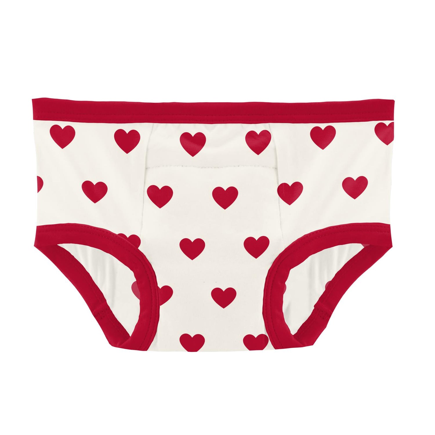Print Training Pants in Natural Hearts (221815)