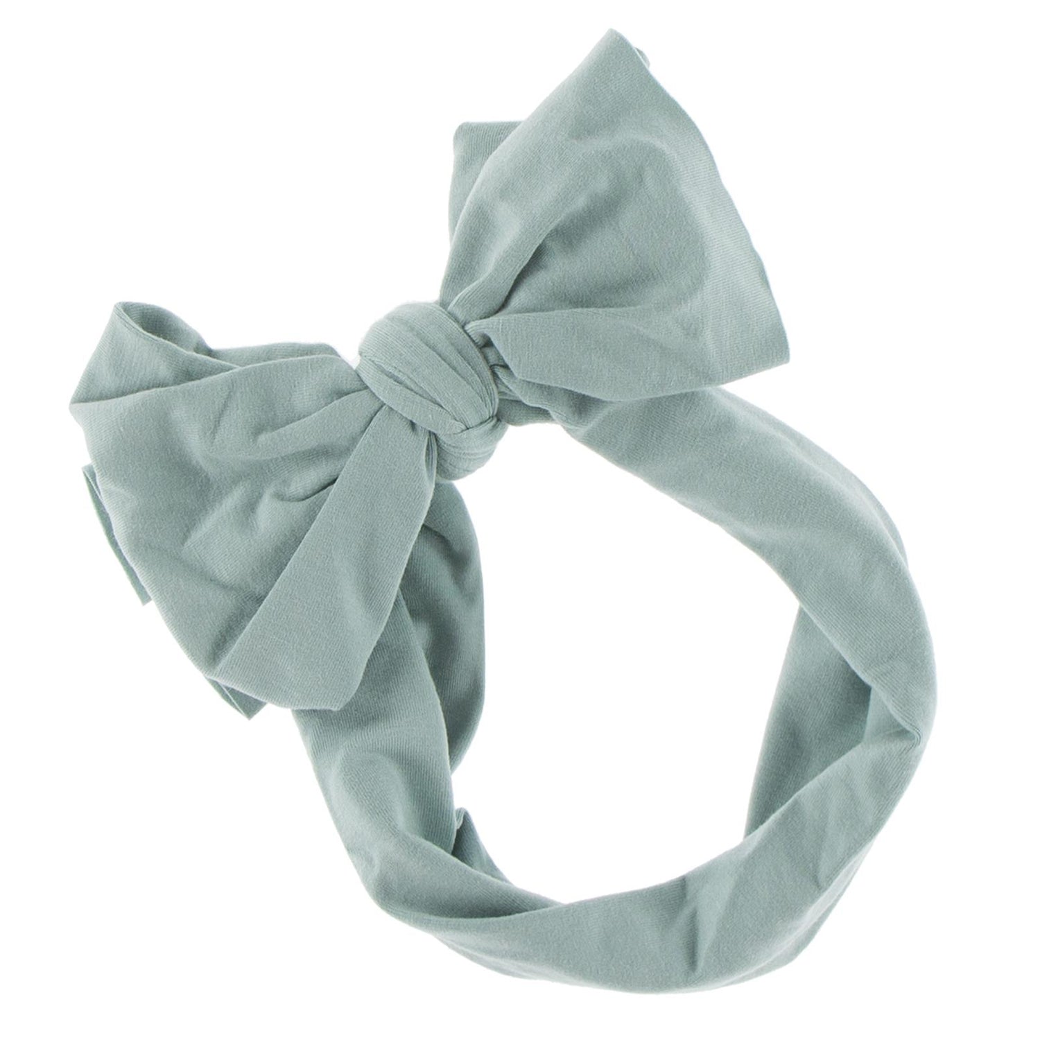 Luxe Head Wrap with Bow in Jade (243085)