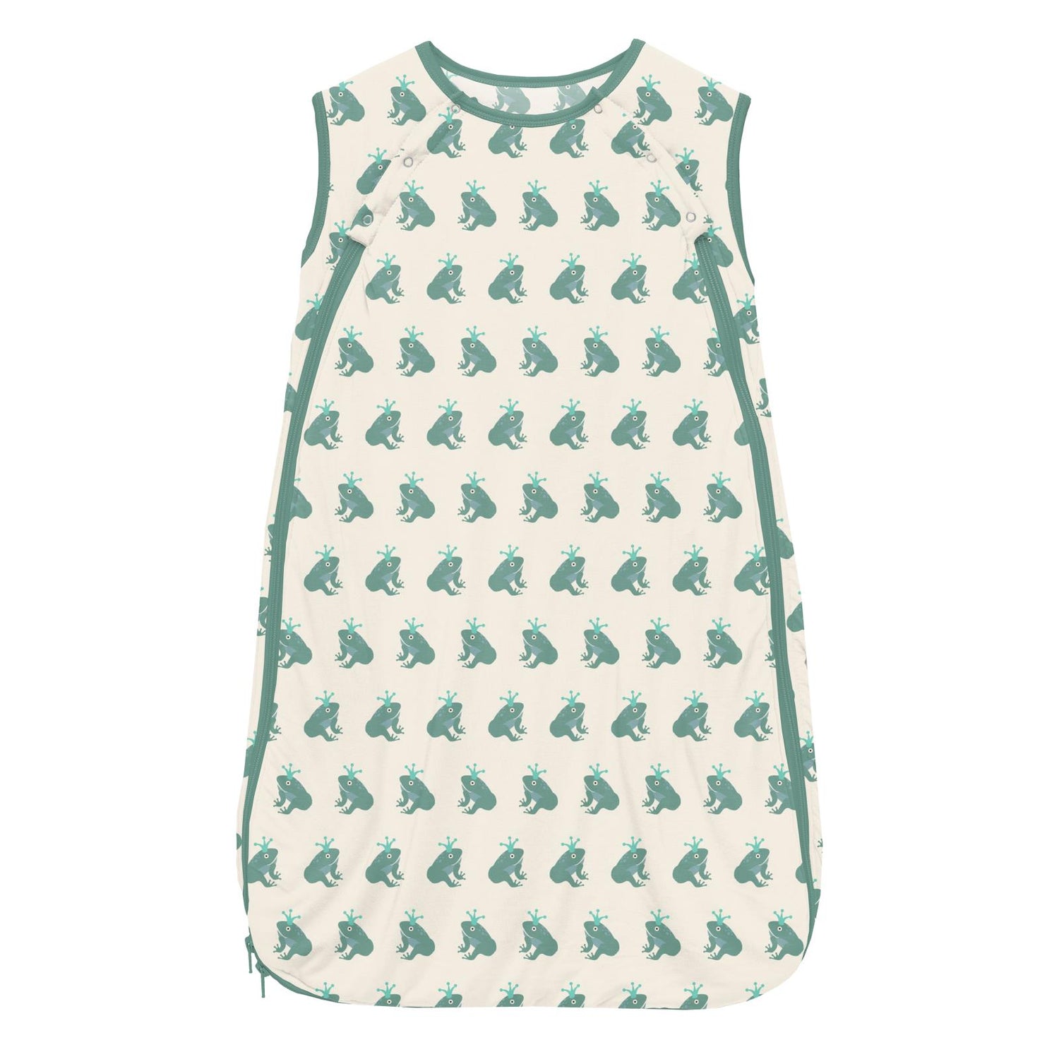 Print Fluffle Sleep Bag with Dual Access in Natural Frog Prince (215294)