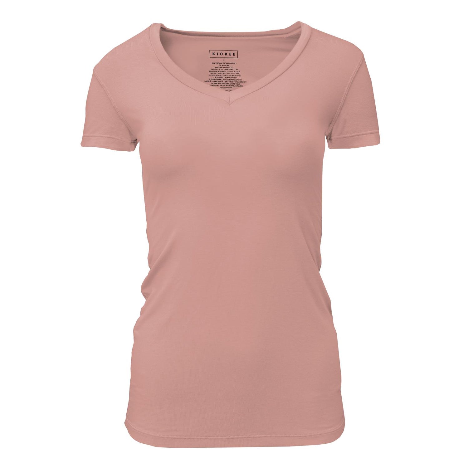 Women's Short Sleeve One Tee in Blush (215732)