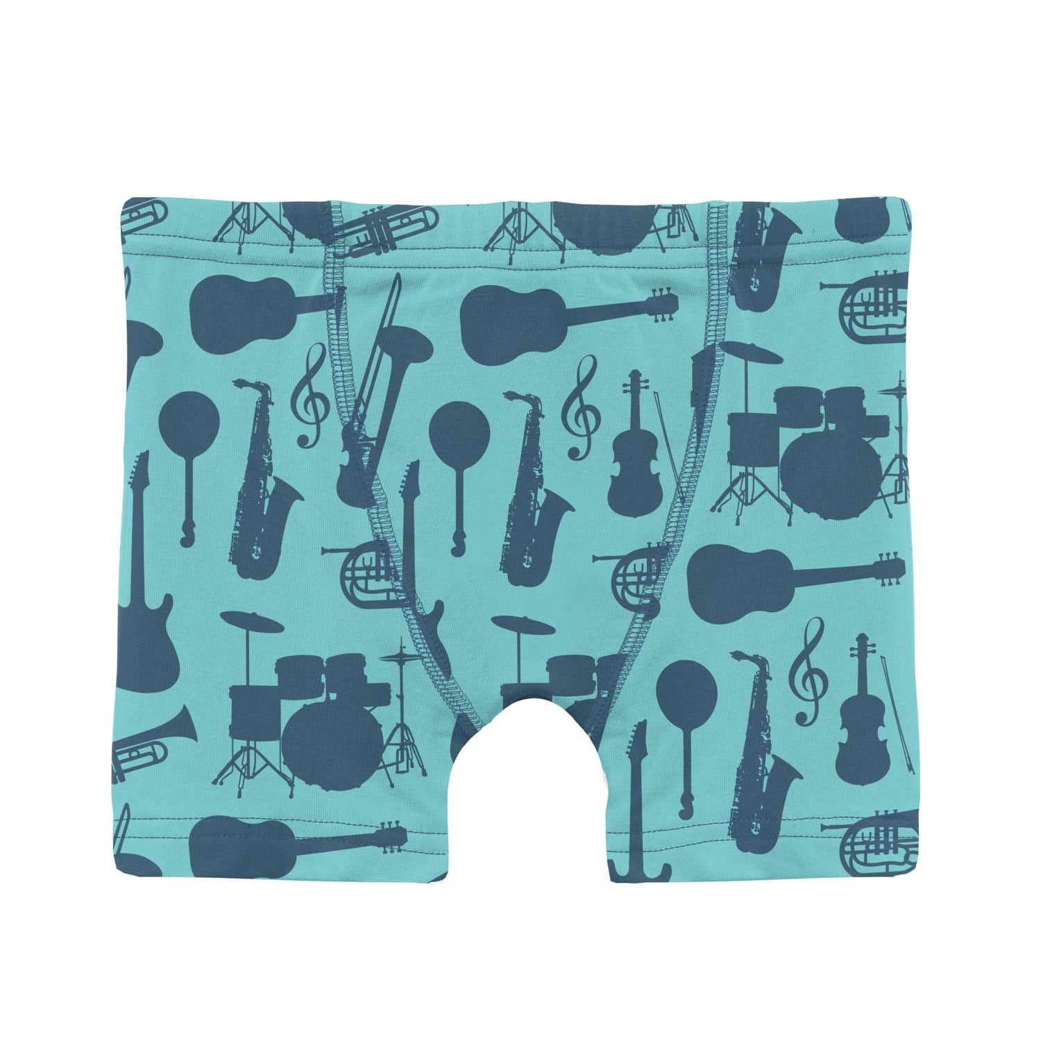 Print Boy's Boxer Brief in Iceberg Jazz Band (307614)