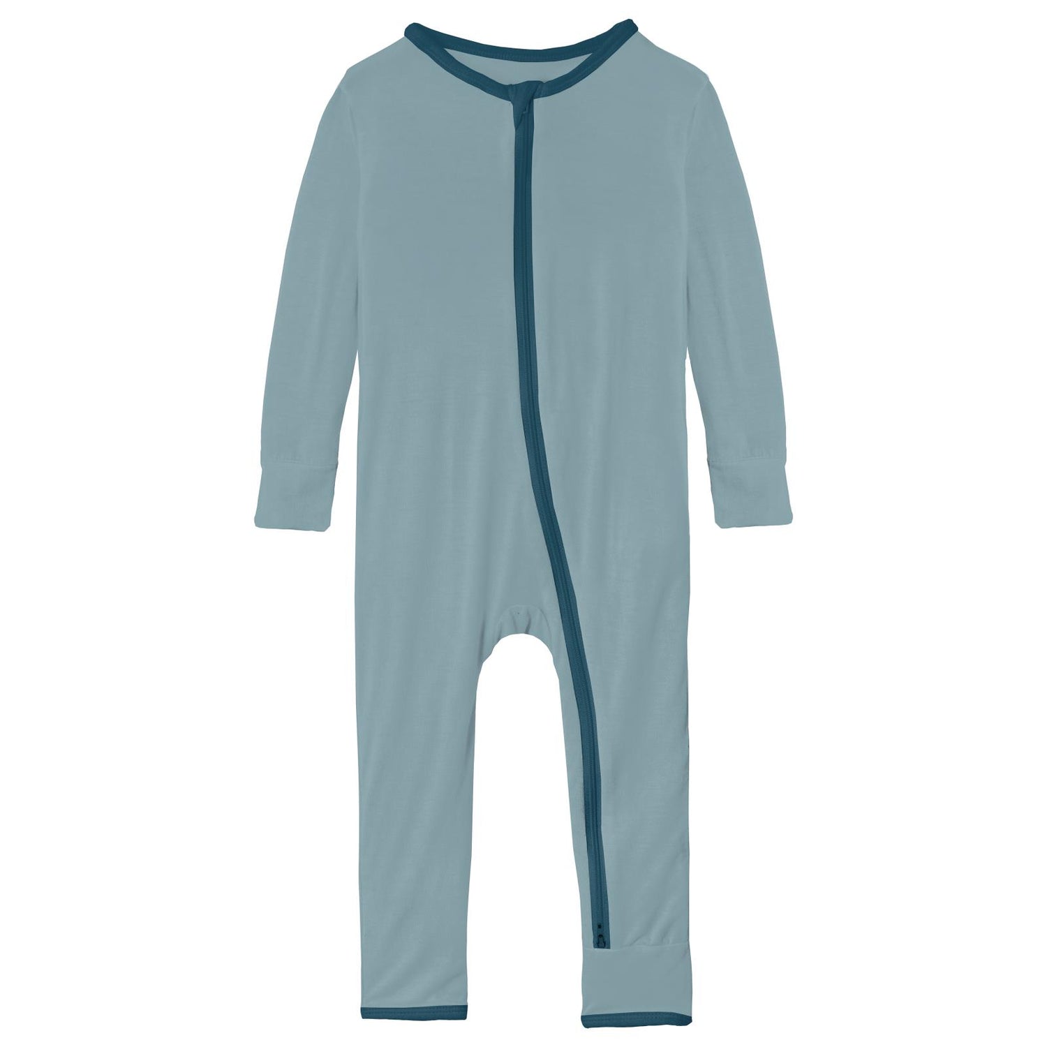 Applique Coverall with 2 Way Zipper in Stormy Sea Velveteen (288952)
