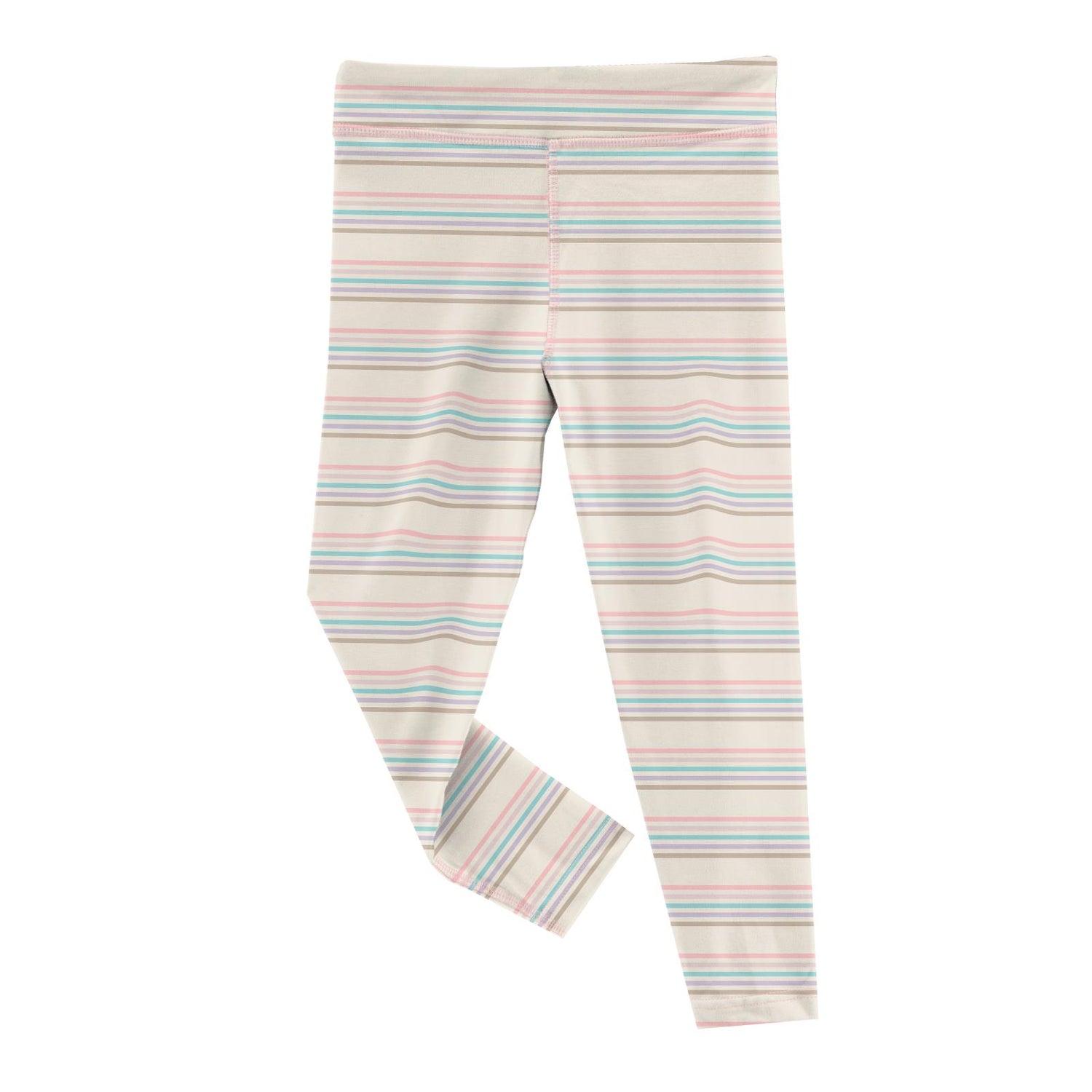 Print Luxe Stretch Leggings with Pockets in Cupcake Stripe (217167)