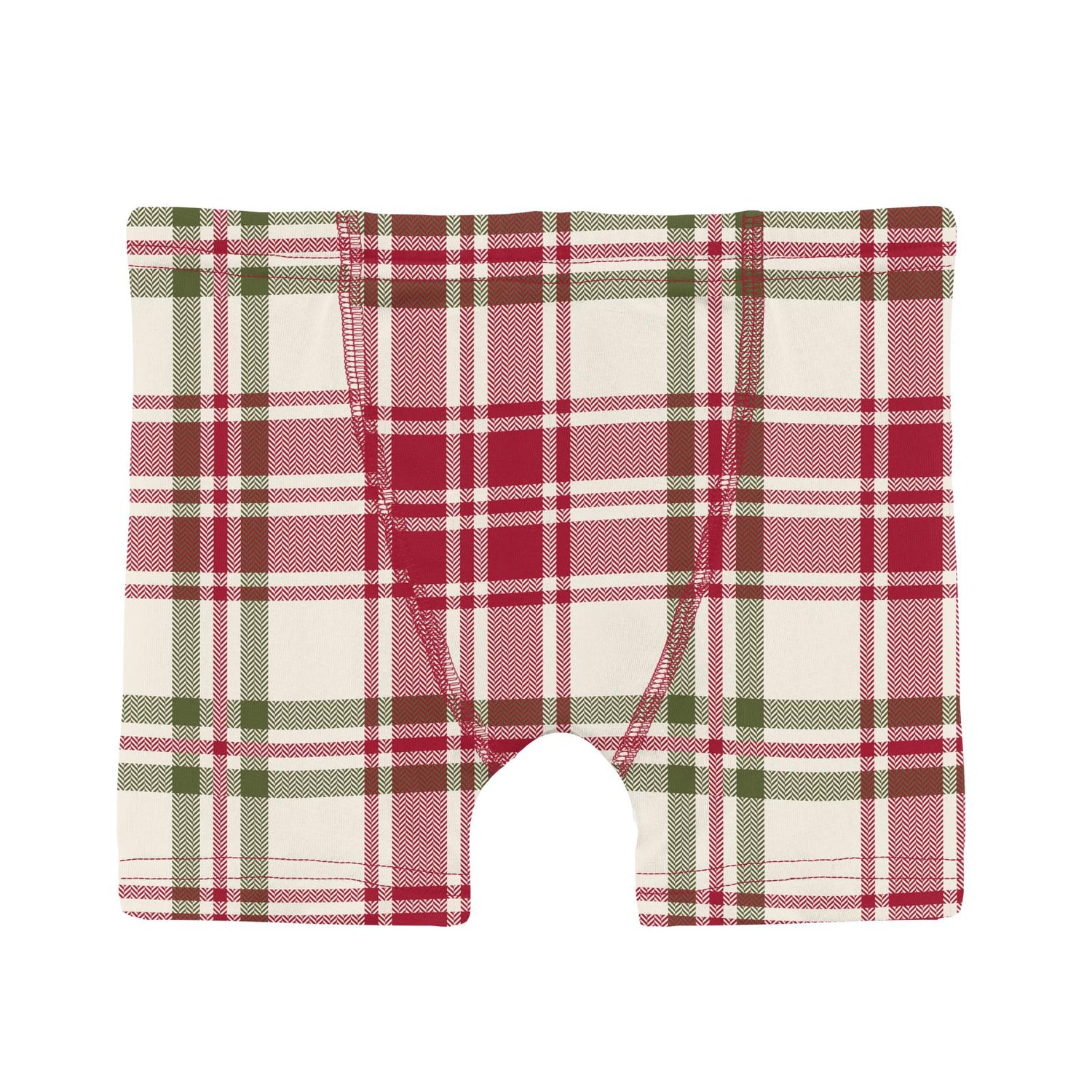 Print Boy's Boxer Brief in Fireside Plaid (346641)