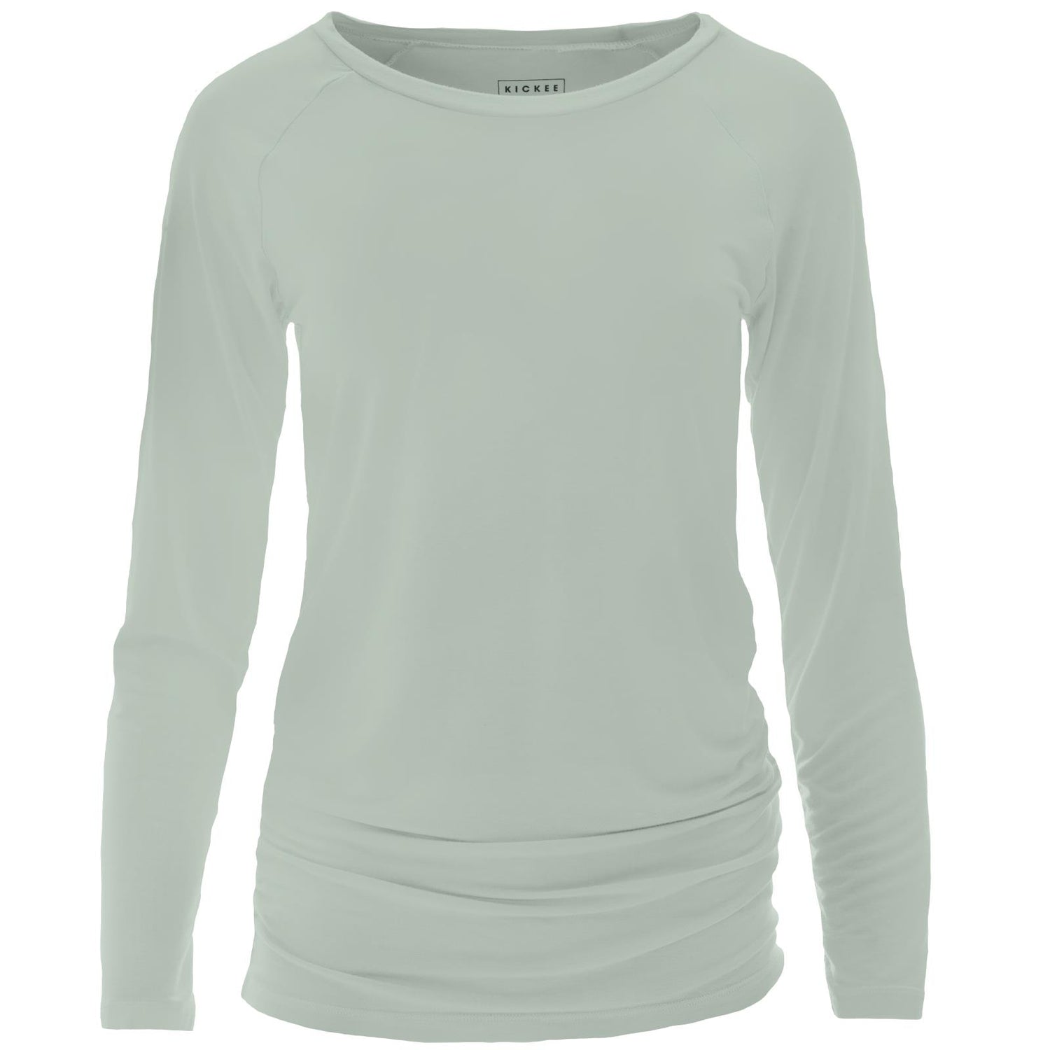 Women's Long Sleeve Raglan Maternity Tee in Aloe (334753)