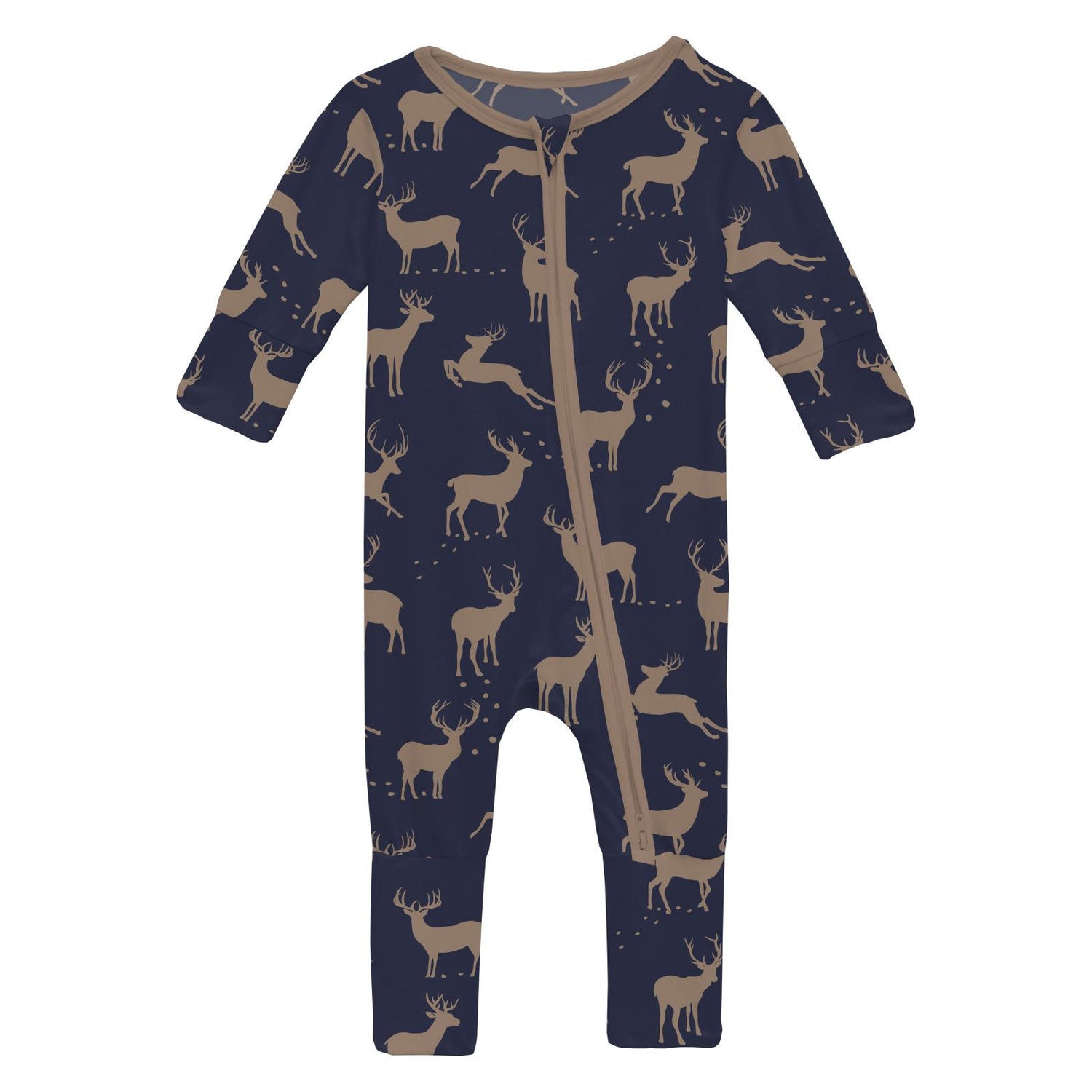 Print Convertible Coverall in Peacoat Elk (360266)