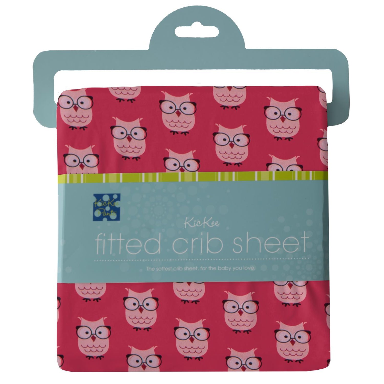 Print Grow with me Crib to Twin Fitted Sheet in Taffy Wise Owls (152553)