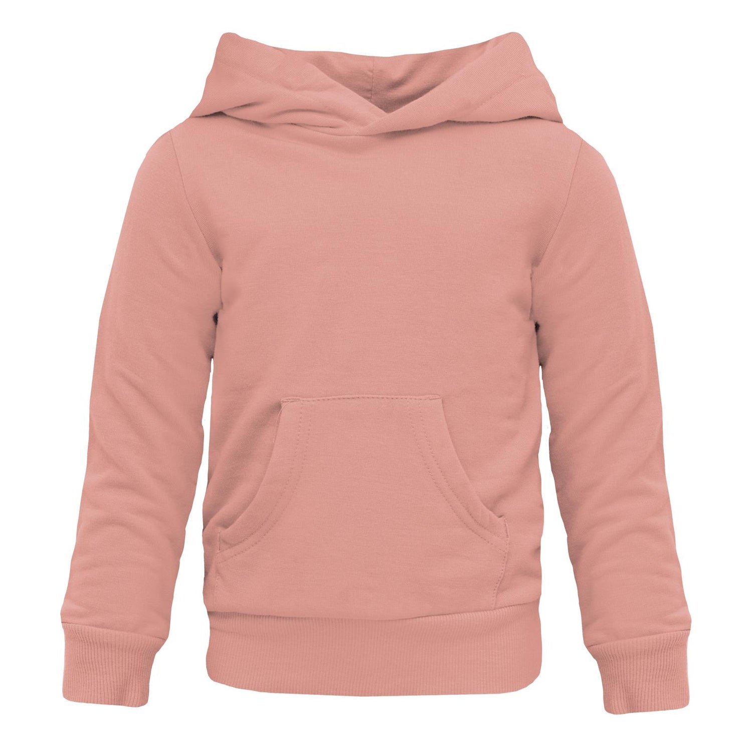 Fleece Kangaroo Pocket Pullover in Blush (305177)
