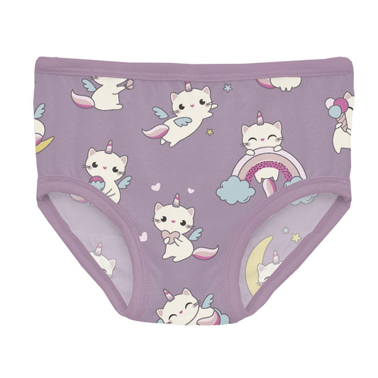 Print Girl's Underwear in Lavender Caticorn (360705)