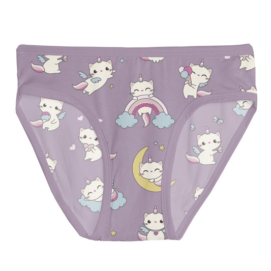 Print Girl's Underwear in Lavender Caticorn (360706)