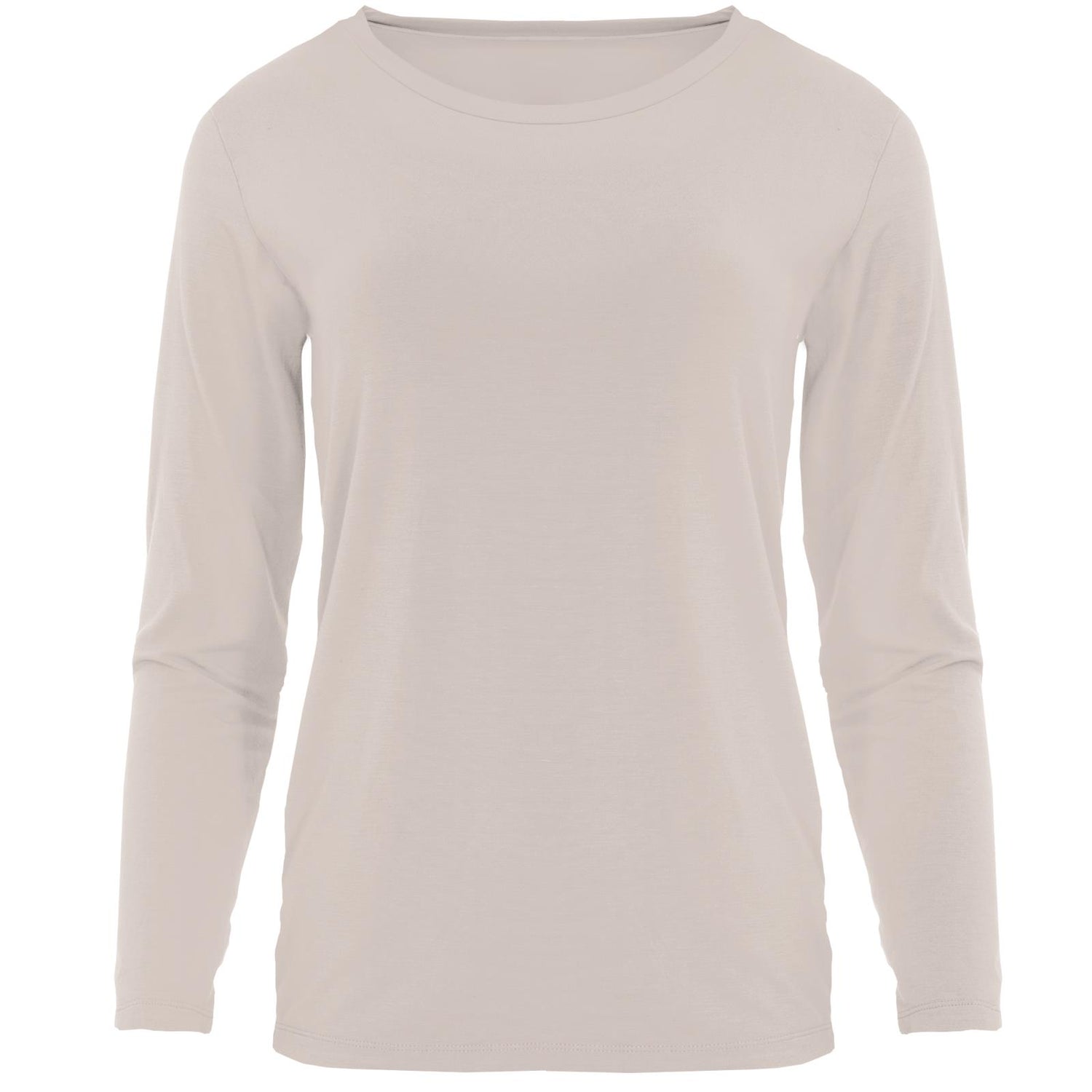 Women's Long Sleeve Relaxed Tee in Latte