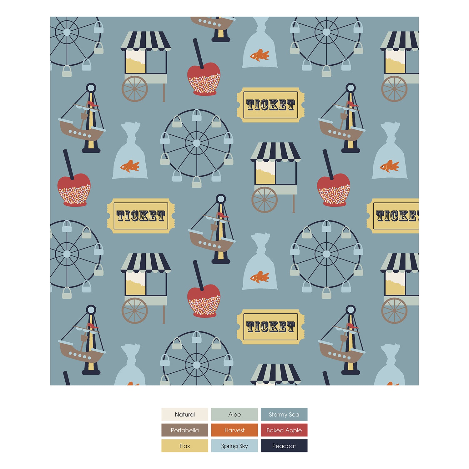 Print Boy's Boxer Brief in Stormy Sea Fall Fair (339976)