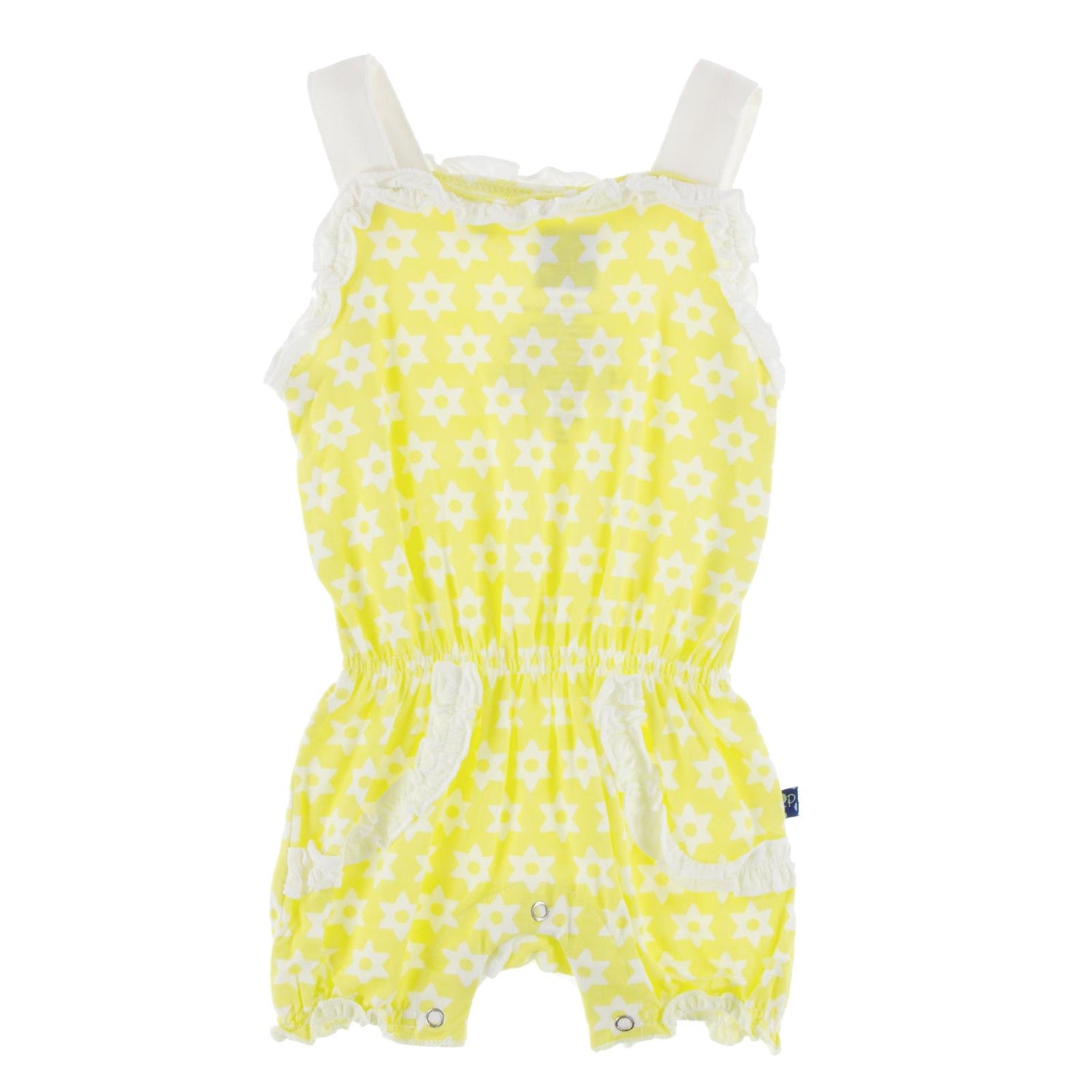 Print Sweetie Pie Romper in Lime Blossom Stellini (350101)