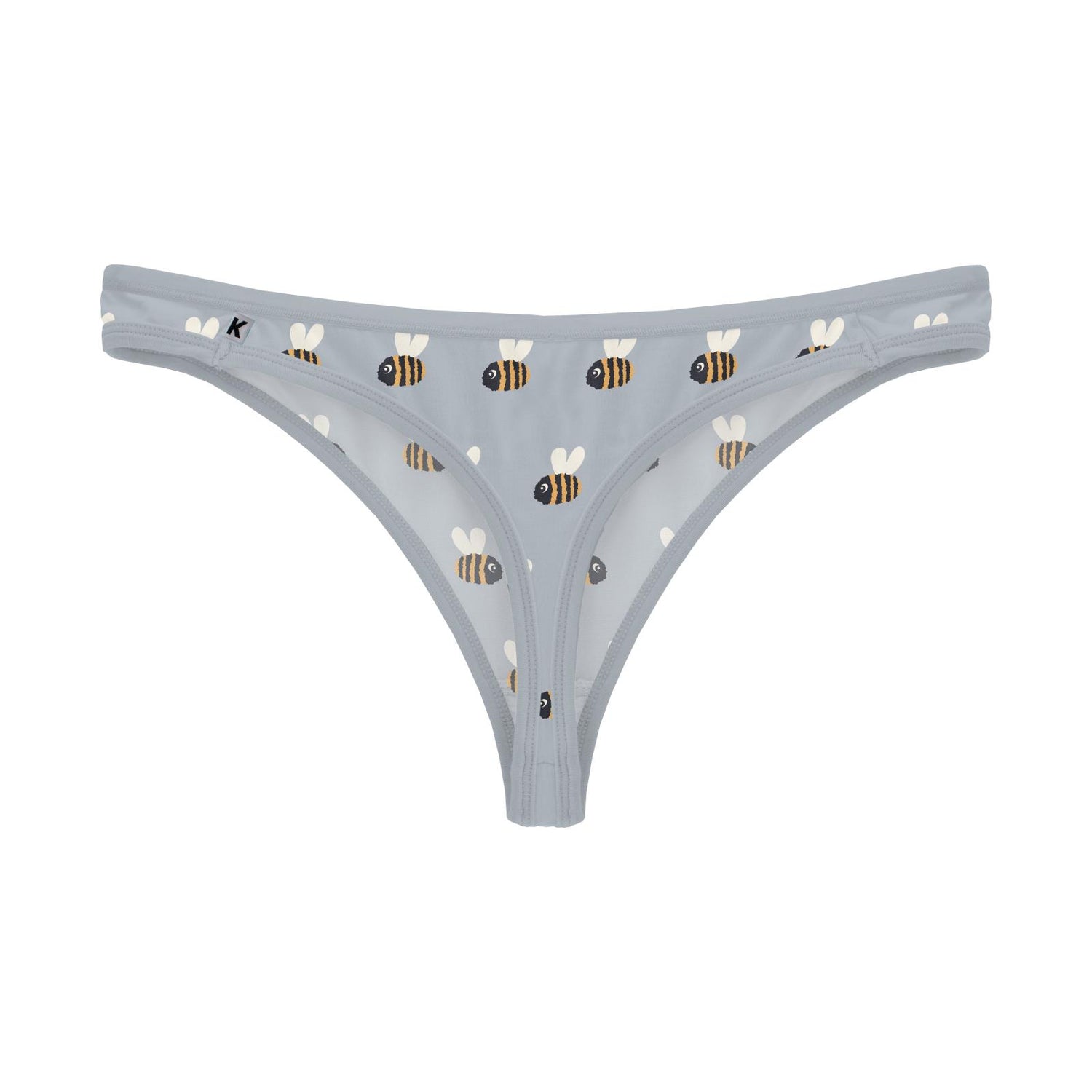 Women's Print Classic Thong in Pearl Blue Baby Bumblebee