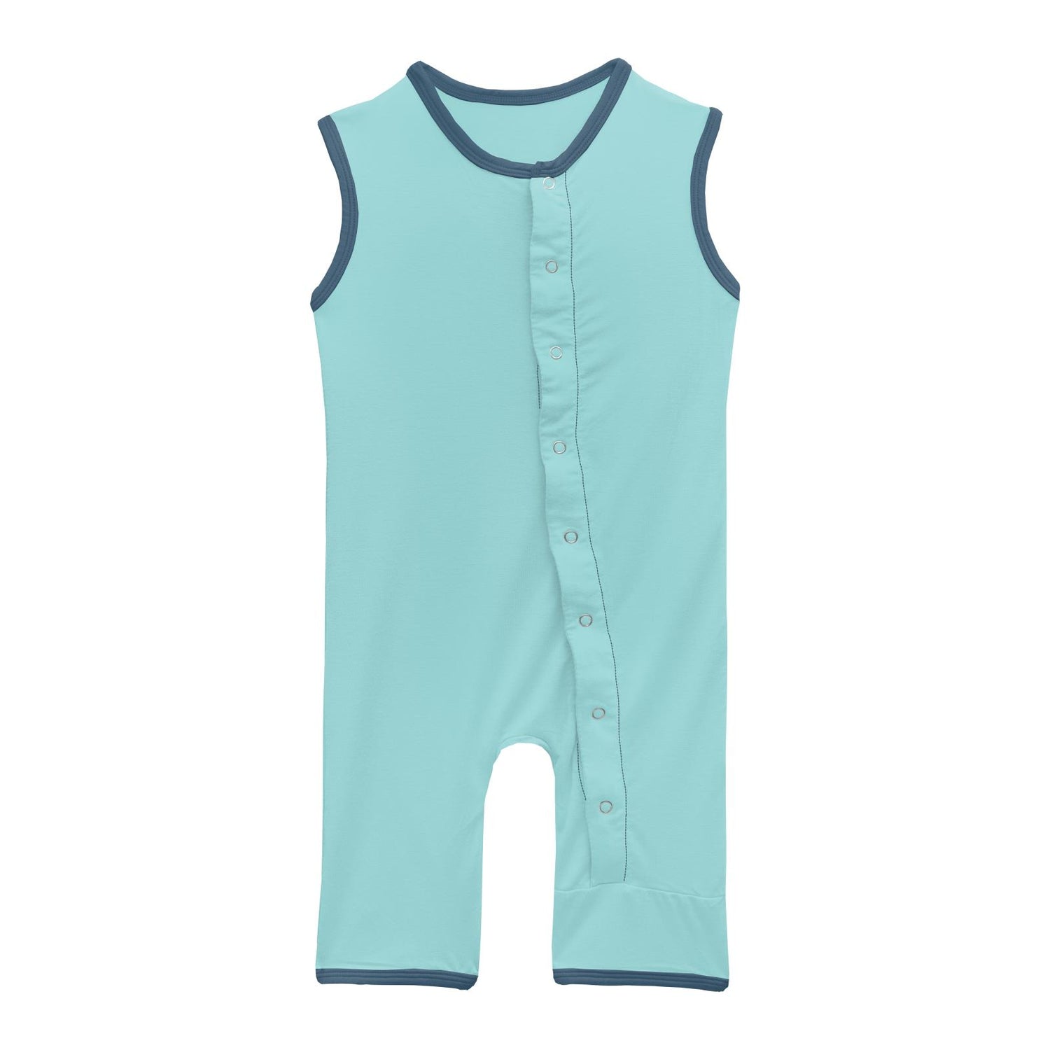 Tank Romper in Summer Sky with Deep Sea (245563)
