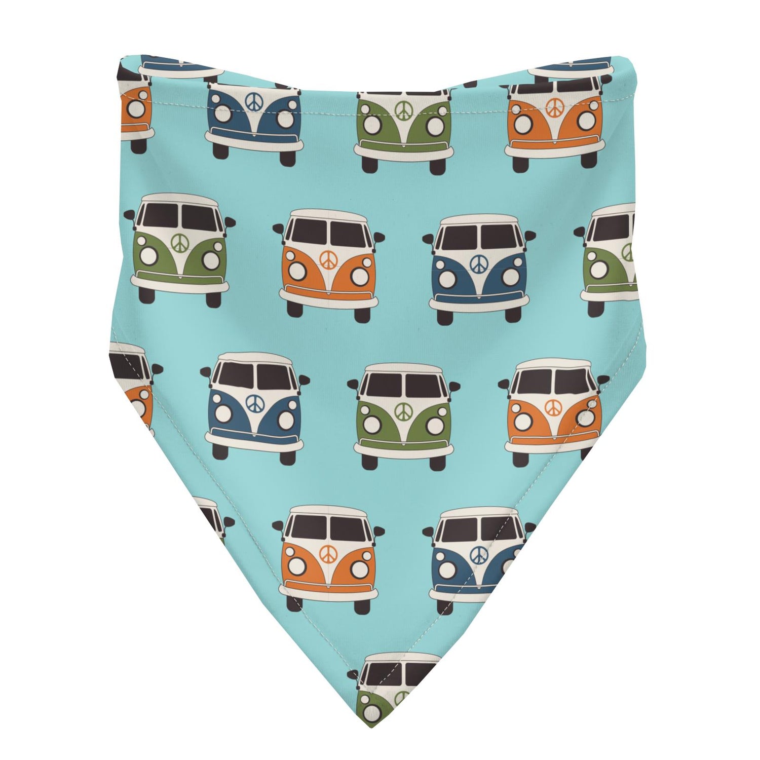 Print Bandana Bib Set of 3 in Summer Sky Groovy, Groovy Stripe & Summer Sky Vintage Vans (245634)