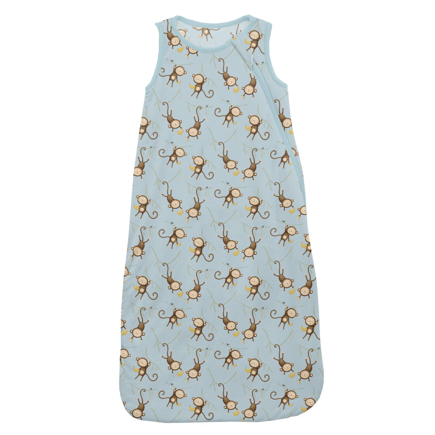 Print Fluffle Sleep Bag in Spring Sky Monkeys & Bananas (370429)