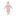 Print Knotted Layette Gown & Hat Set in Baby Rose Heart Bunting (370440)