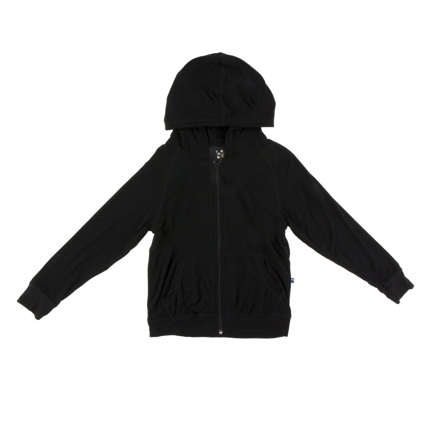 Lightweight Zip-Front Hoodie in Midnight (383909)
