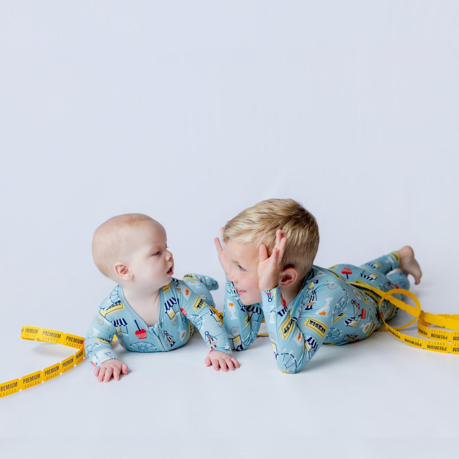 Print Long Sleeve Pajama Set in Stormy Sea Fall Fair (364234)