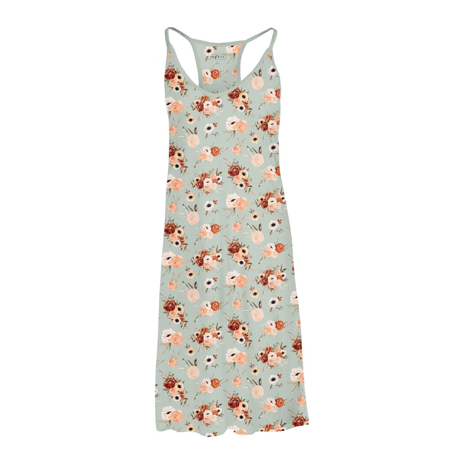 Women's Print Swing Tank Nightgown in Aloe Fall Floral (364259)
