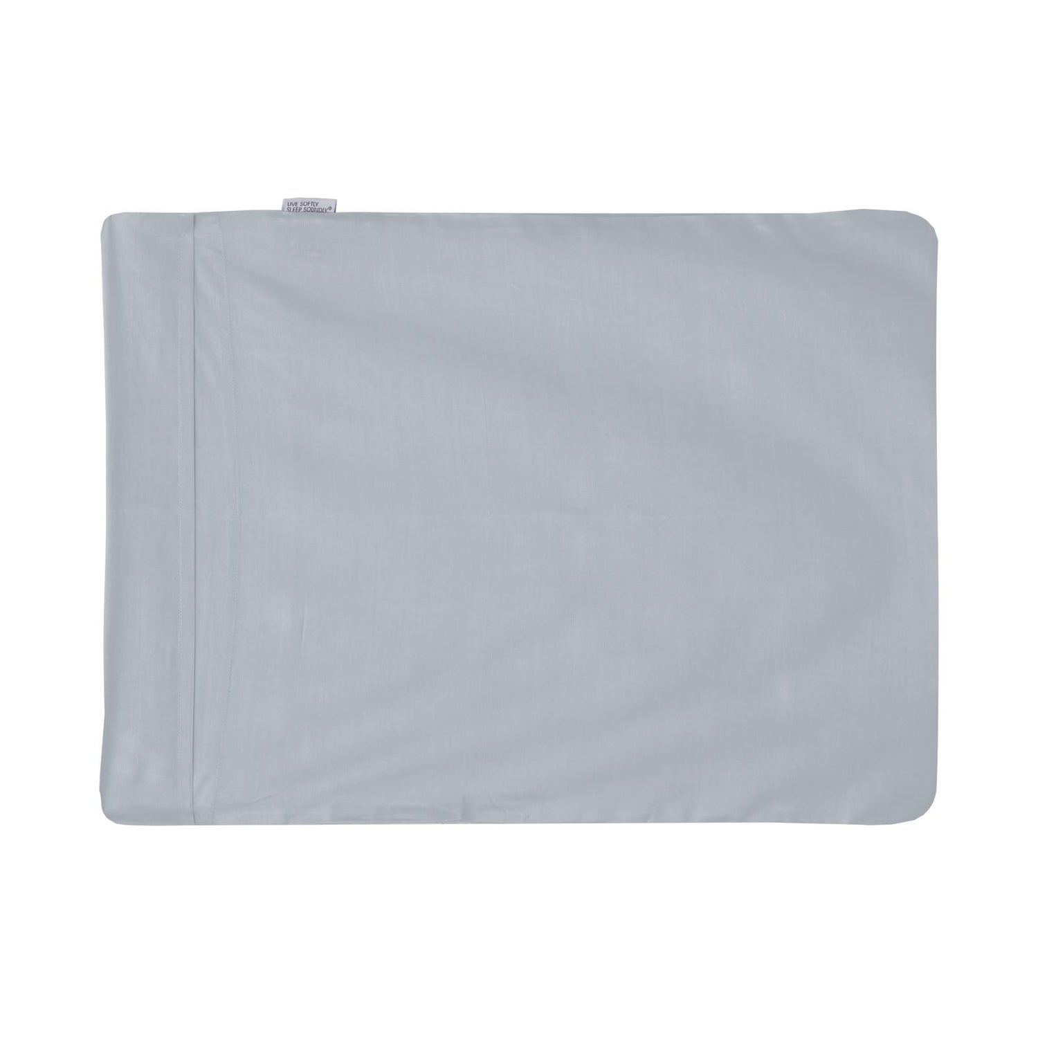 Foldover Pillowcase in Pearl Blue