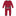 Applique Coverall with 2 Way Zipper in Crimson Gnomes (296605)