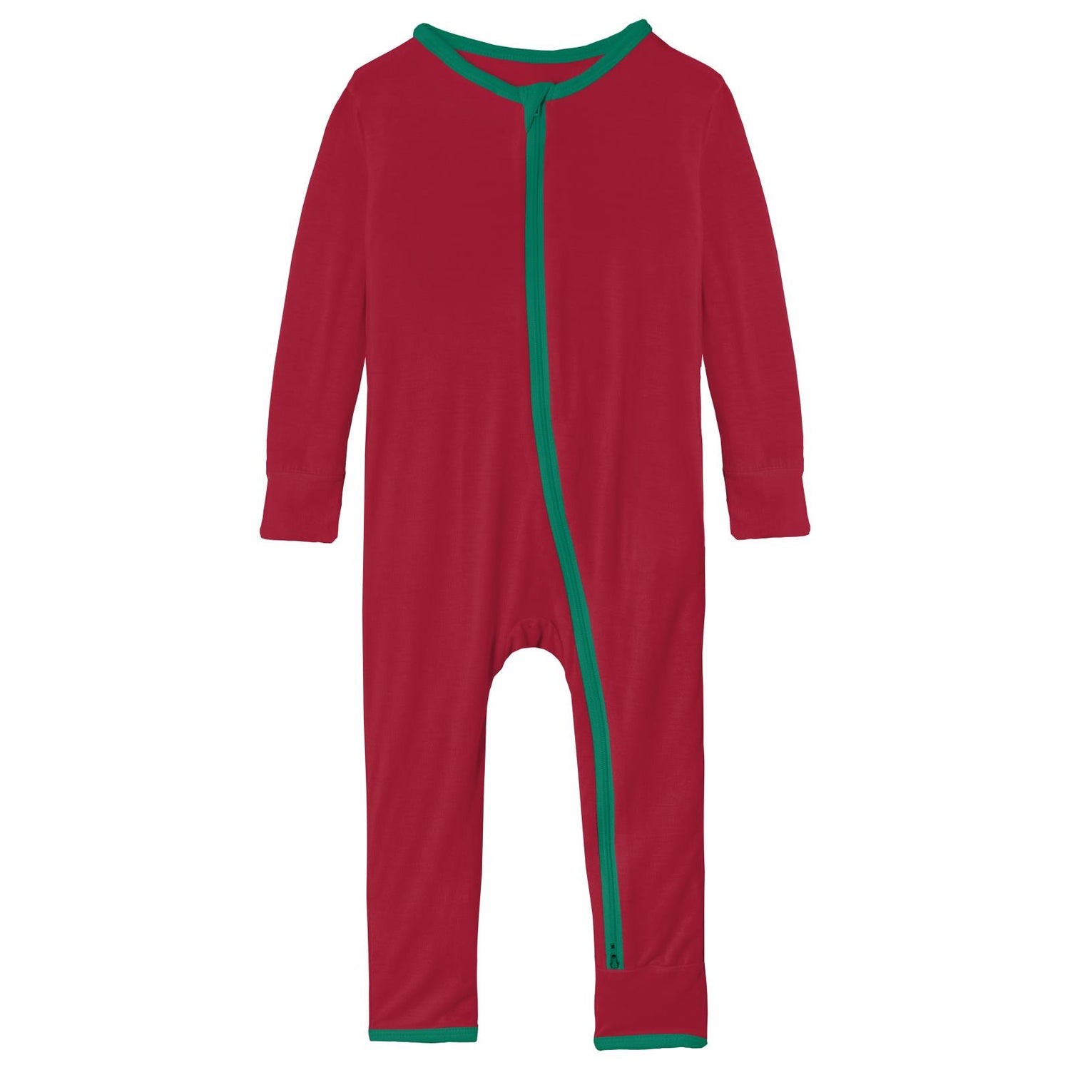 Applique Coverall with 2 Way Zipper in Crimson Gnomes (296672)