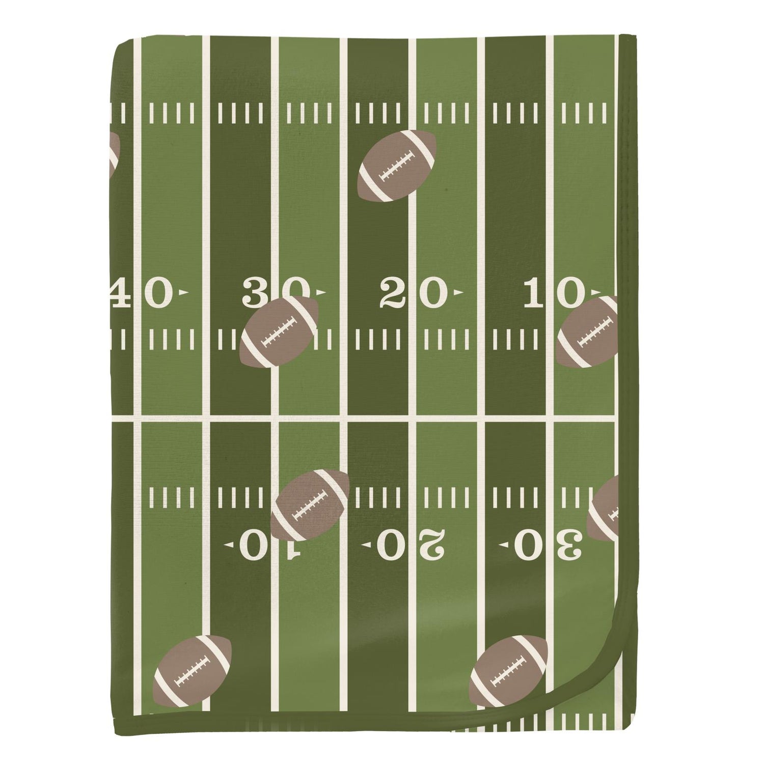 Print Swaddling Blanket in Pesto Football (358354)