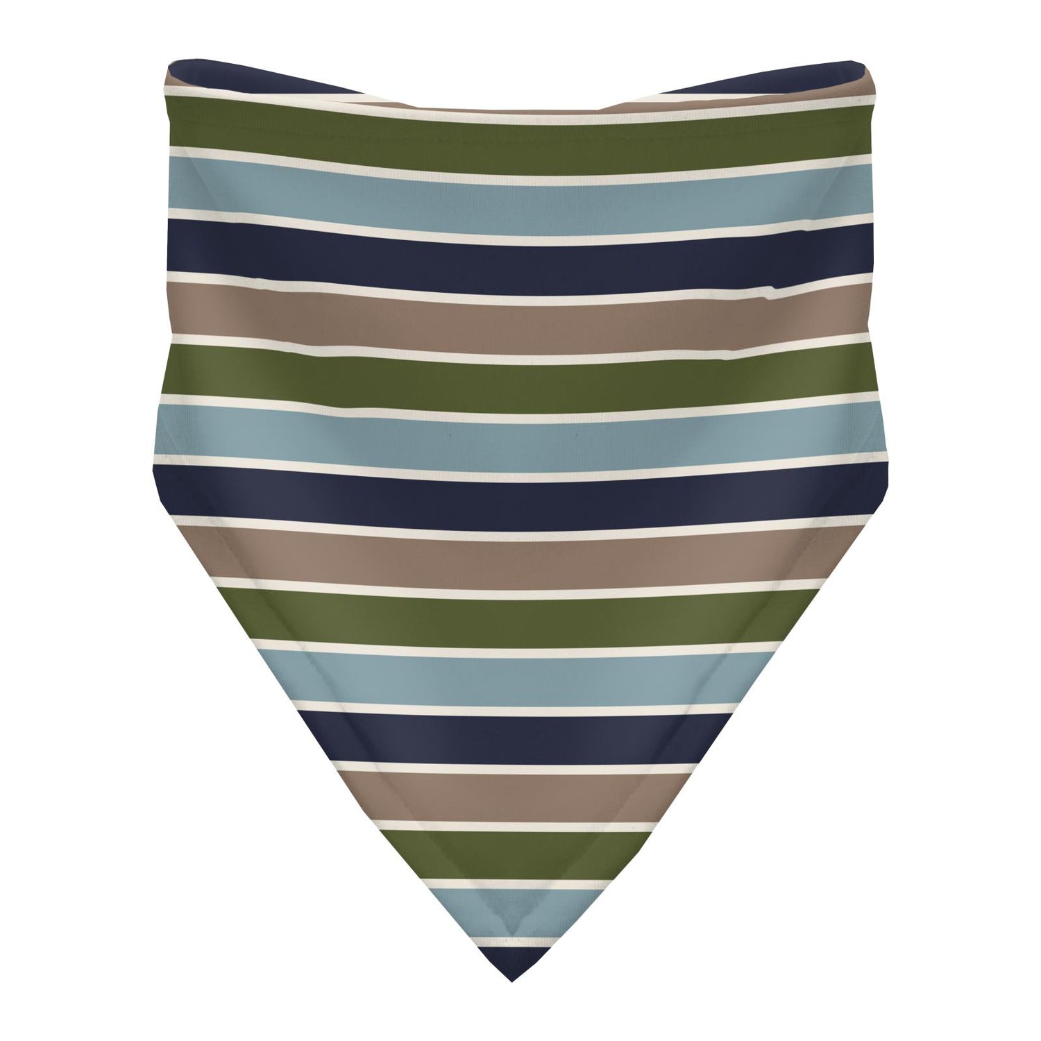 Print Bandana Bib in Fall Vibes Stripe (350470)
