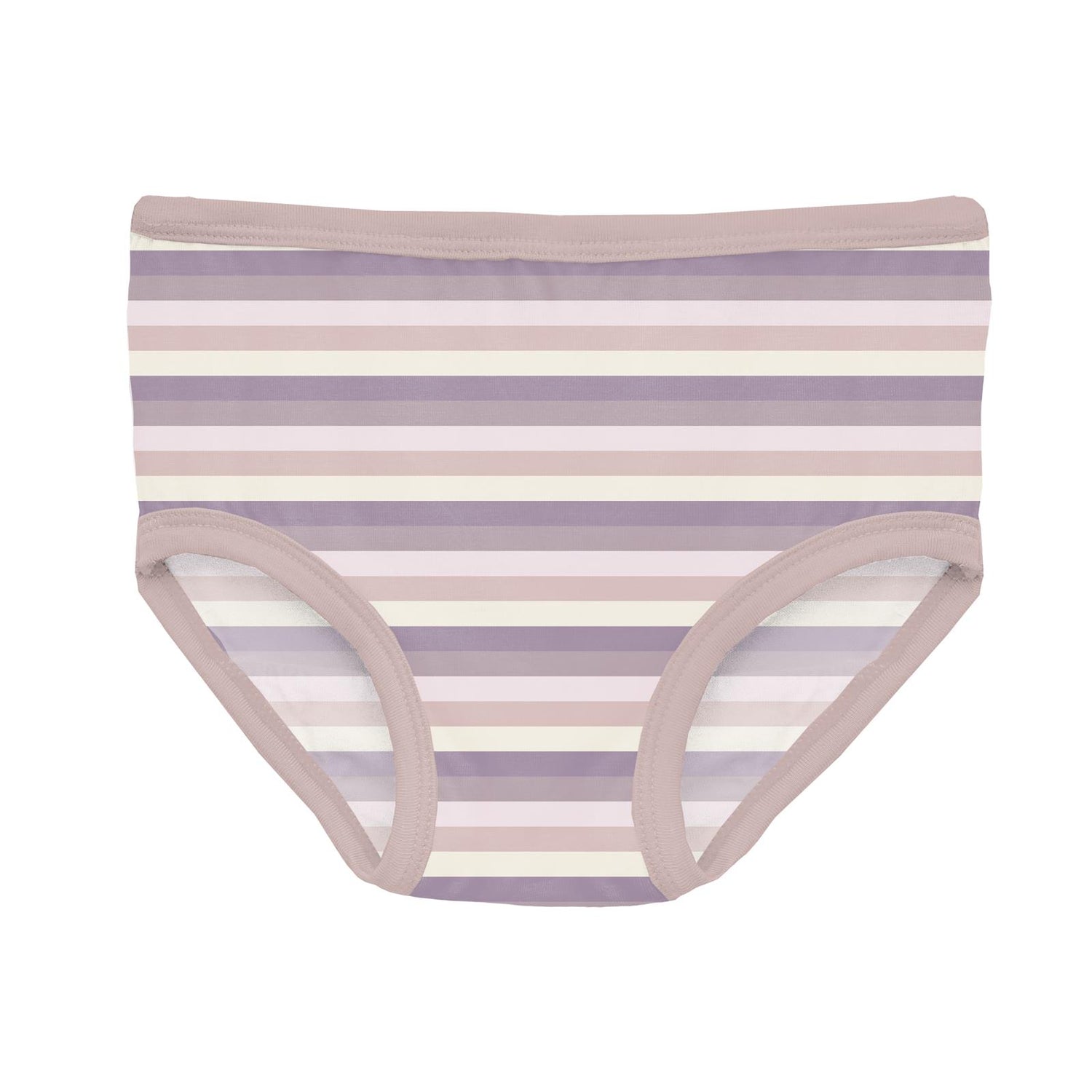 Print Girl's Underwear Set of 3 in Shrinking Violet Summer Flowers, Sweet Pea & Lavender Bliss Stripe (374021)