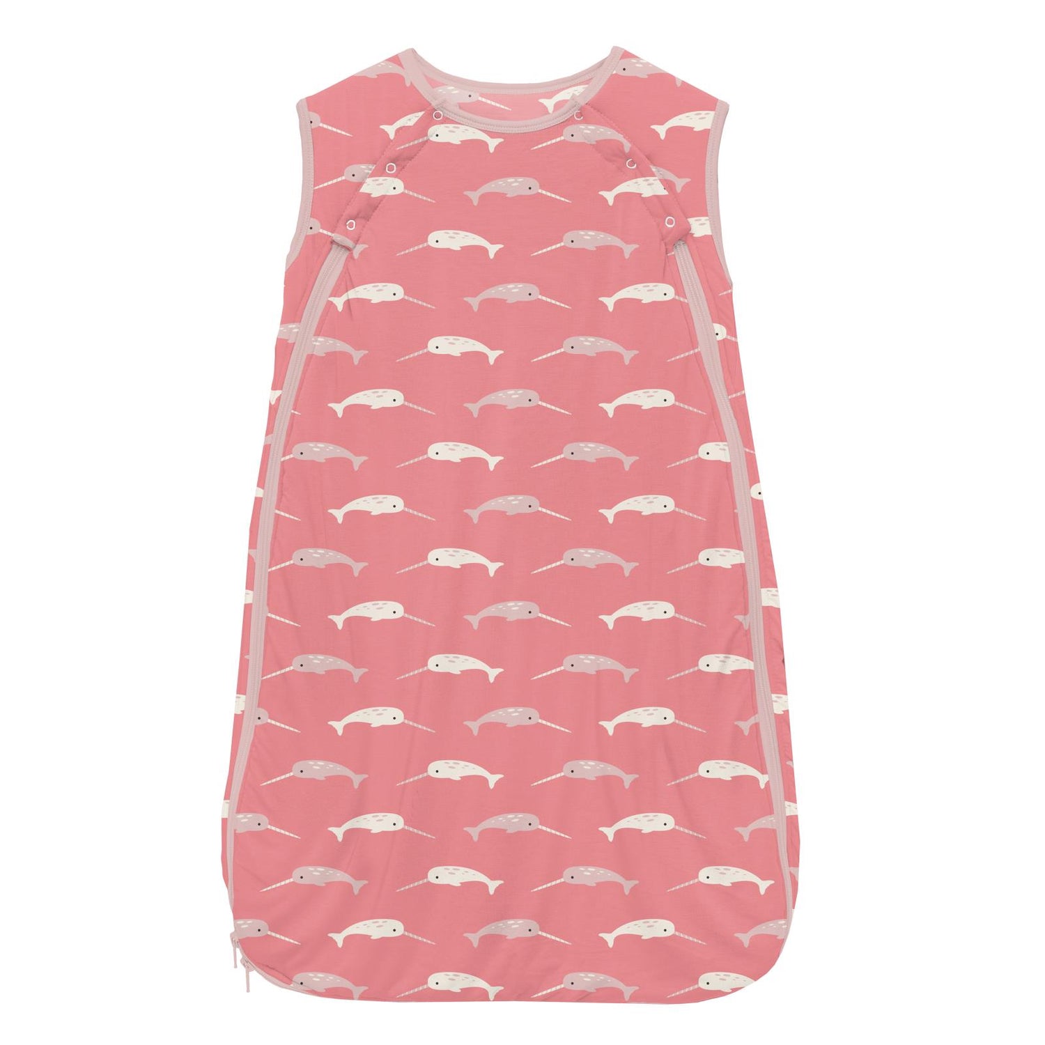 Print Fluffle Sleeping Bag in Strawberry Narwhal