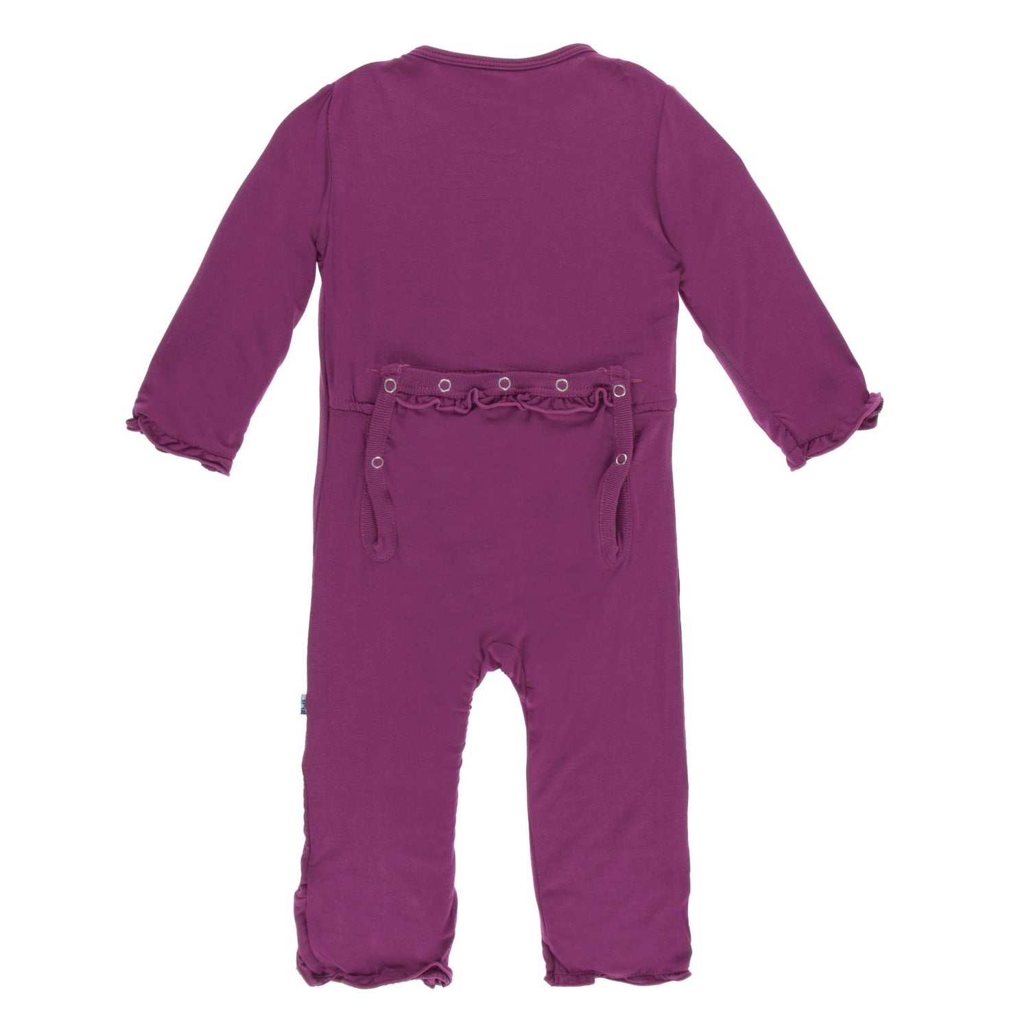Classic Ruffle Coverall with Snaps in Orchid