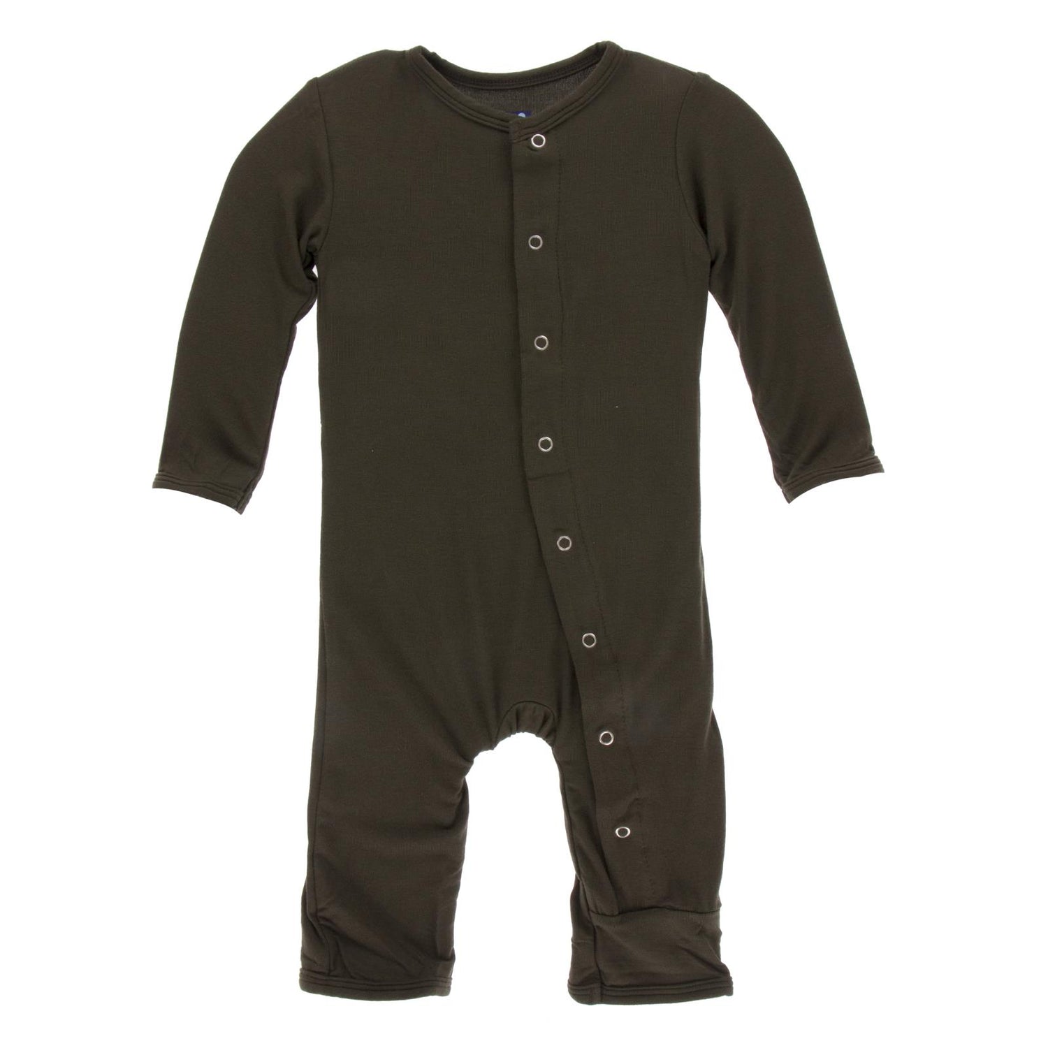 Coverall with Snaps in Bark