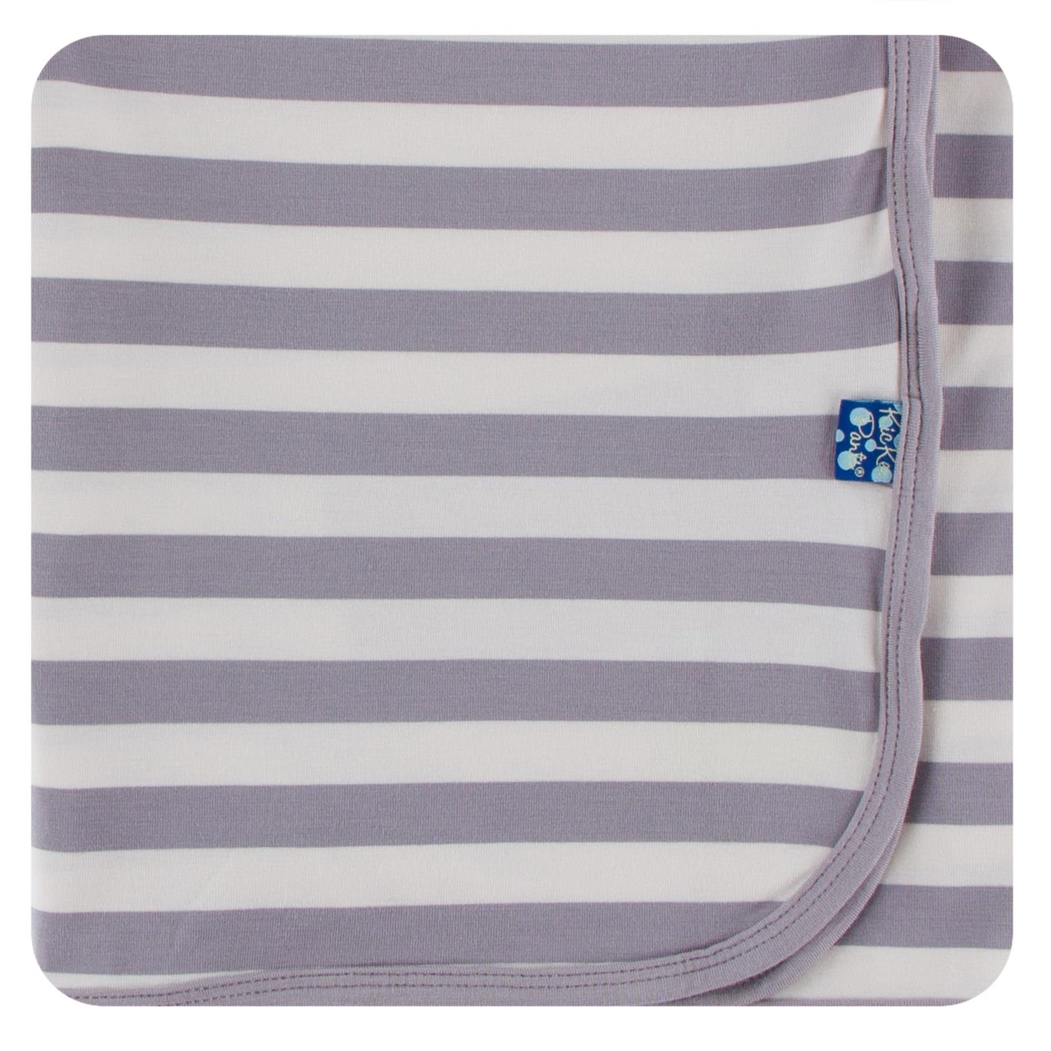 Essentials Swaddling Blanket in Feather Contrast Stripe