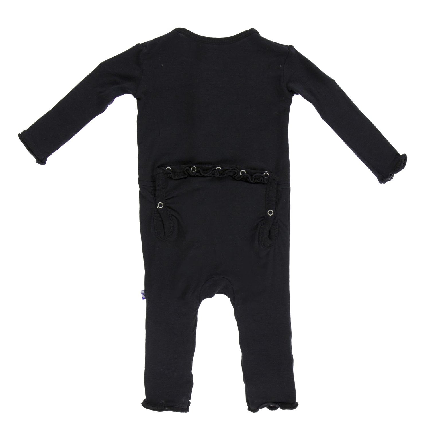 Basic Muffin Ruffle Coverall in Midnight