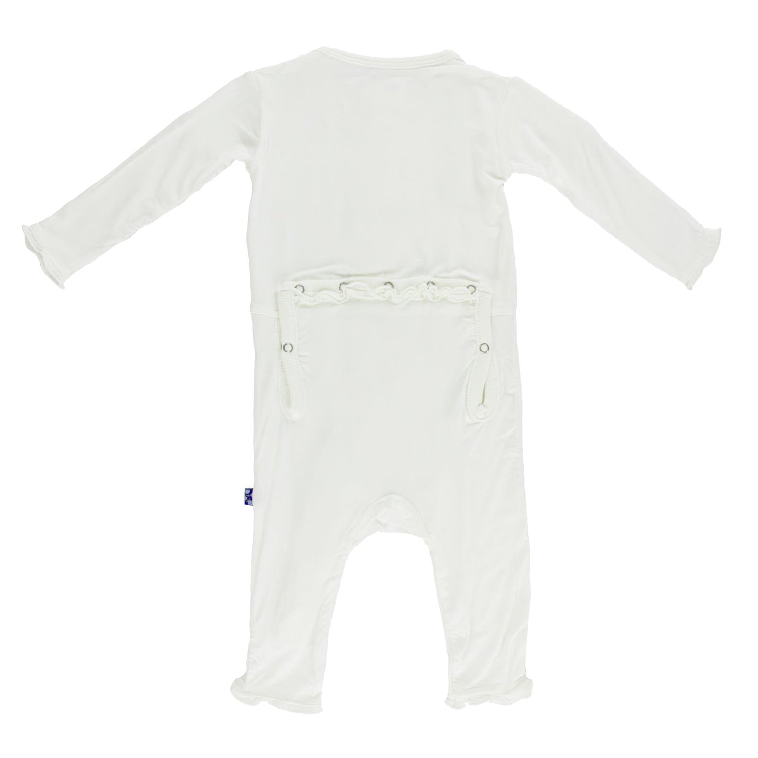 Basic Muffin Ruffle Coverall in Natural